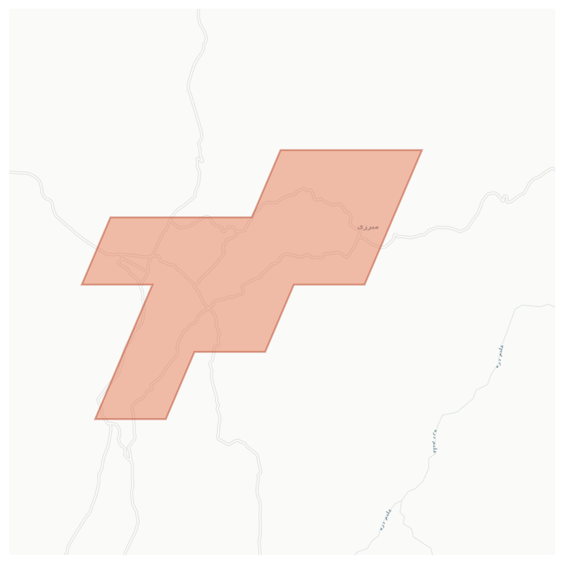 Mirzay geographic map
