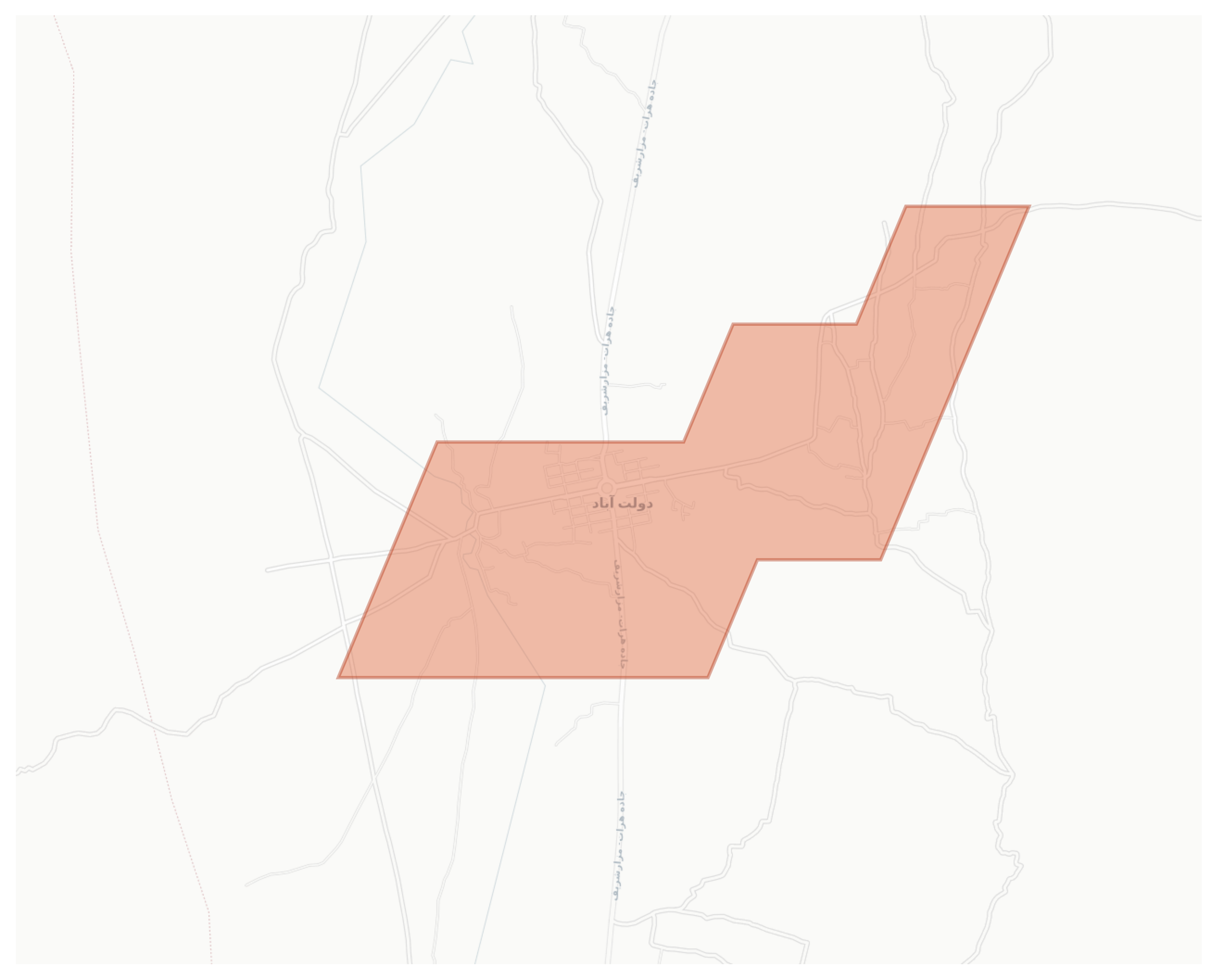 Dowlatabad geographic map