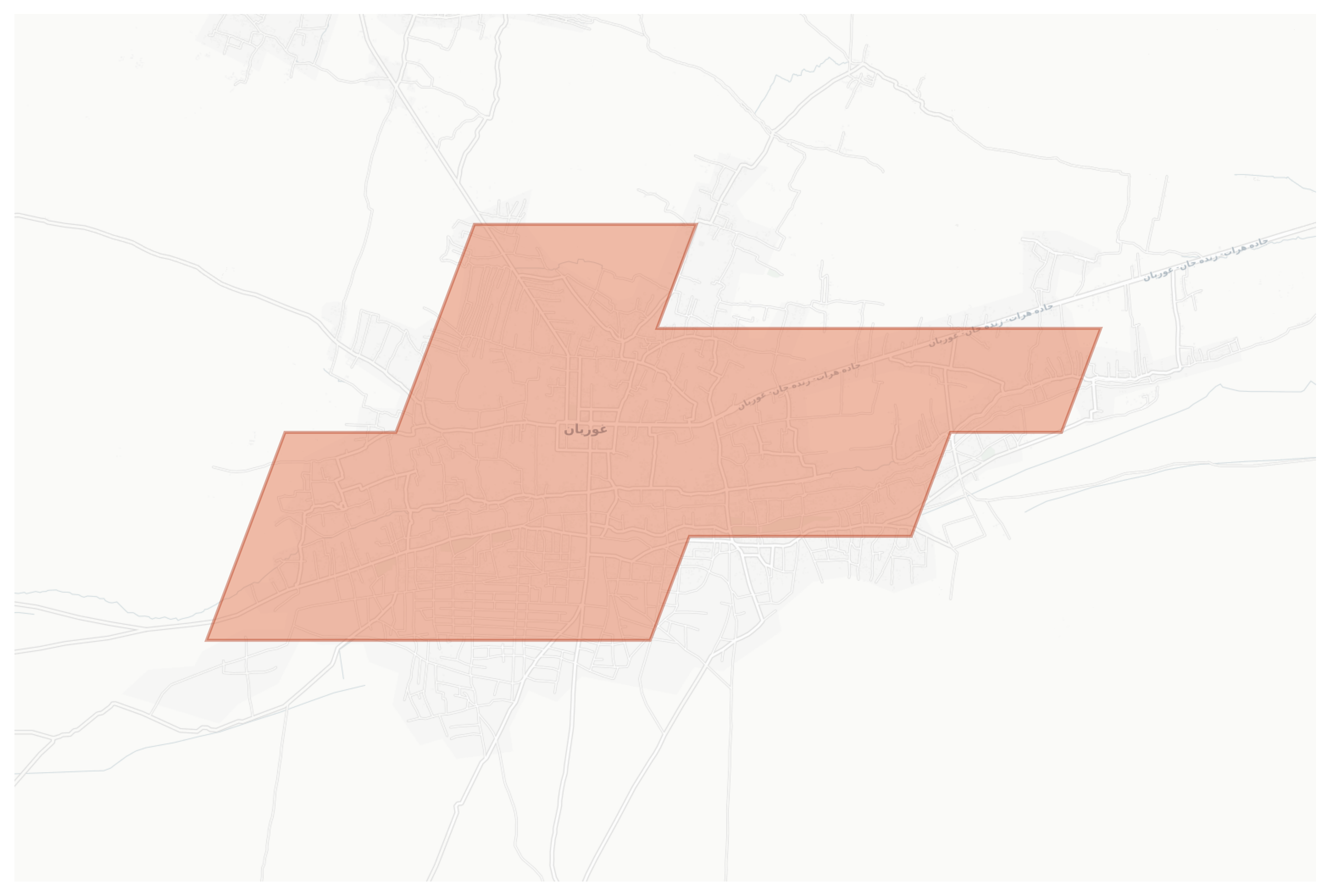 Ghurian geographic map