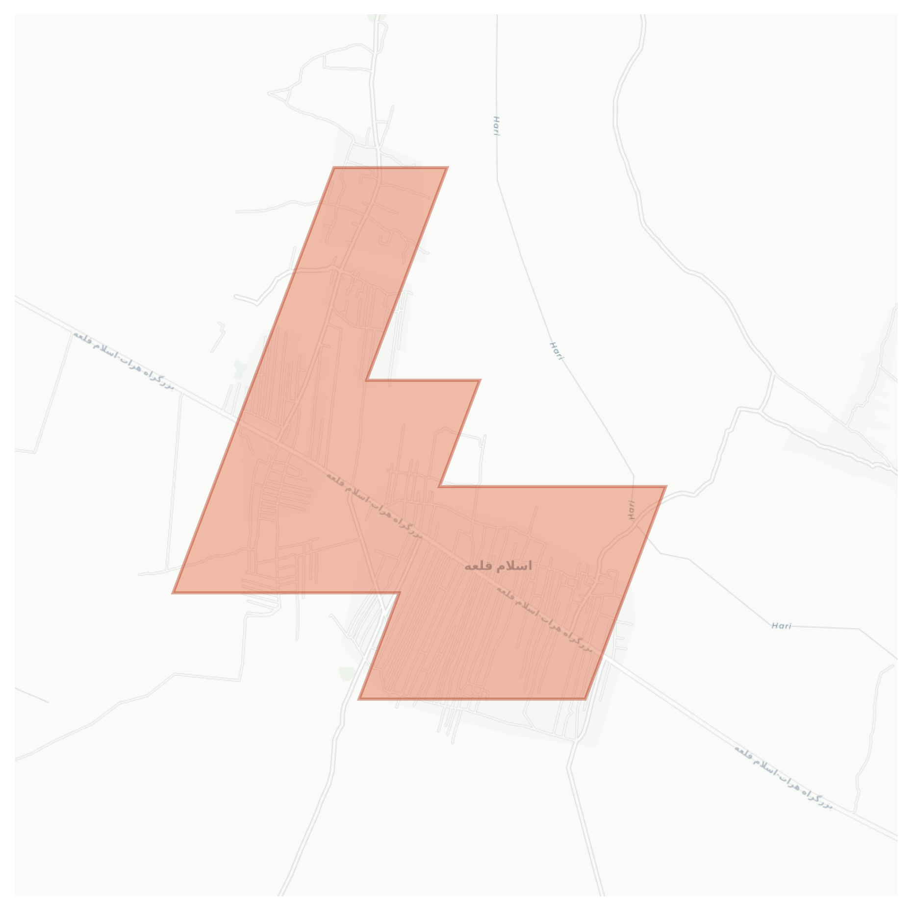 Islam Qala geographic map