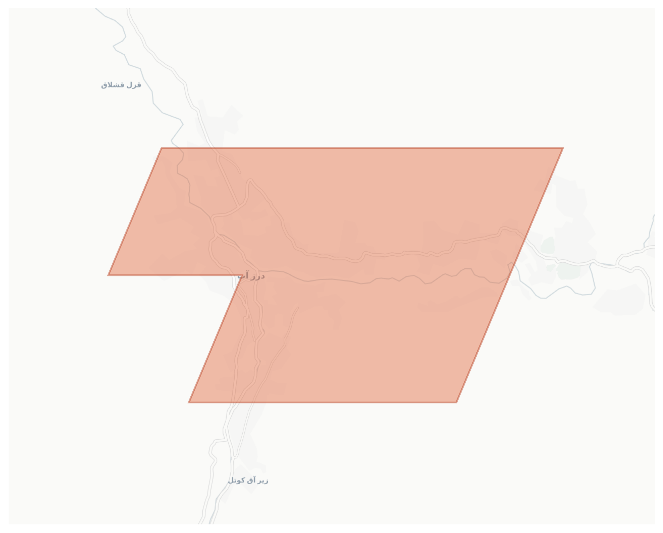 Darzab geographic map