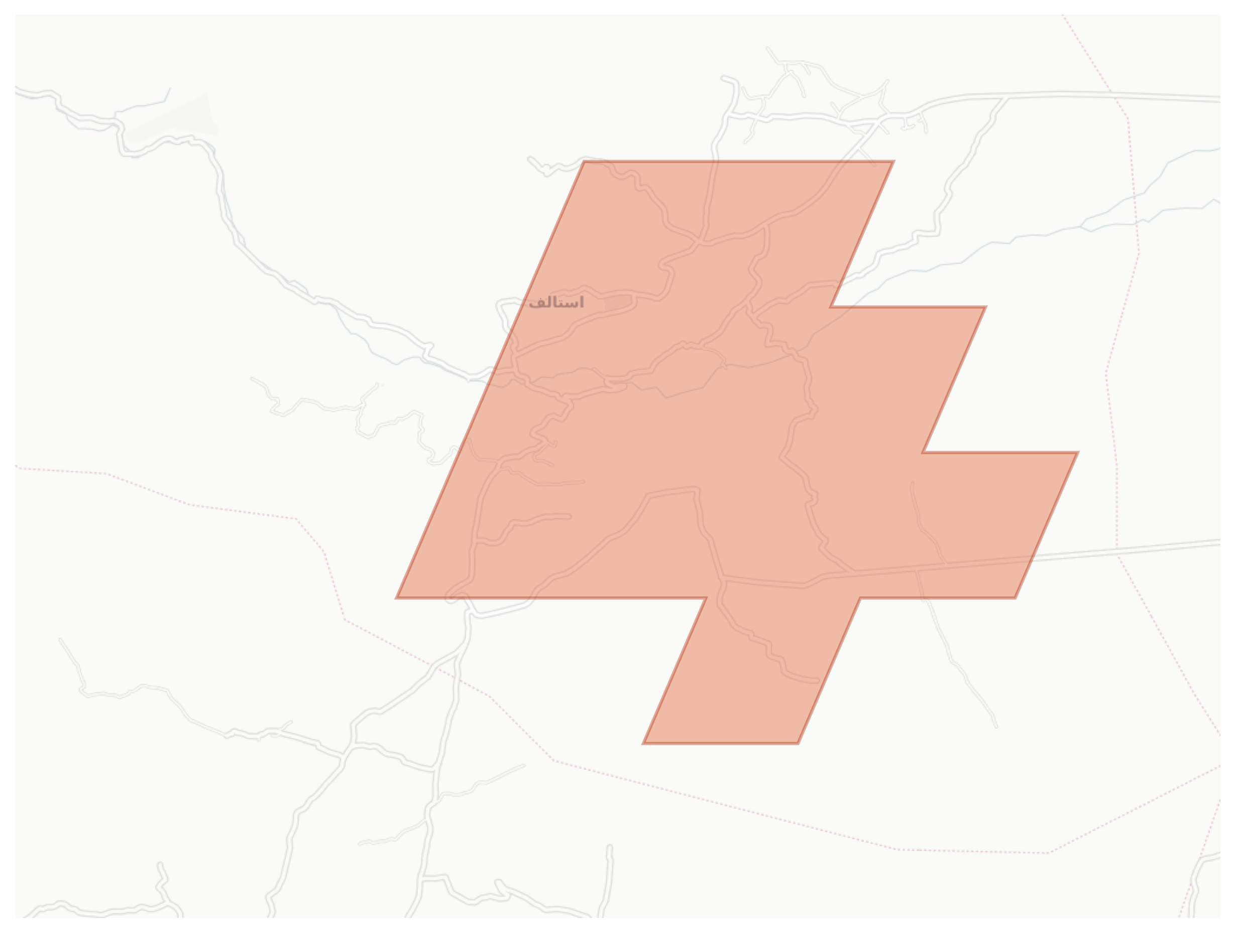 Istalef geographic map