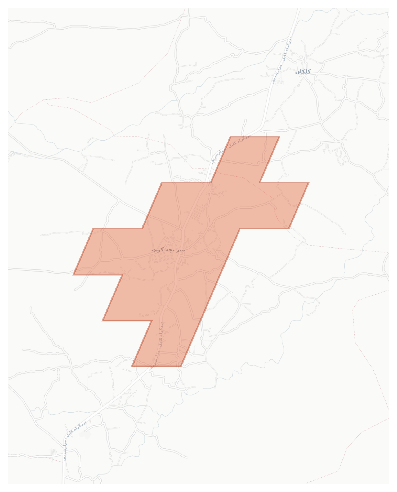 Mir Bachah Kot geographic map