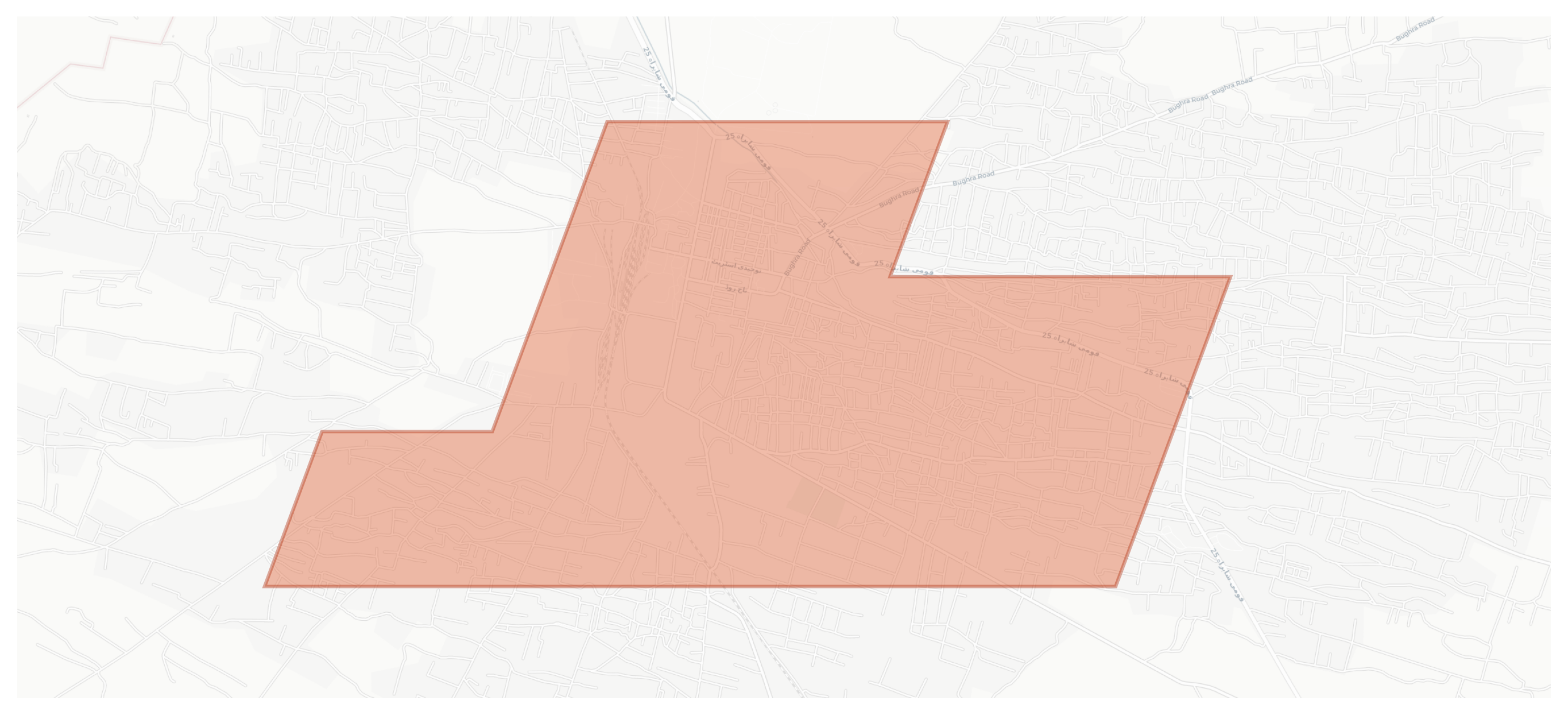 Chaman geographic map