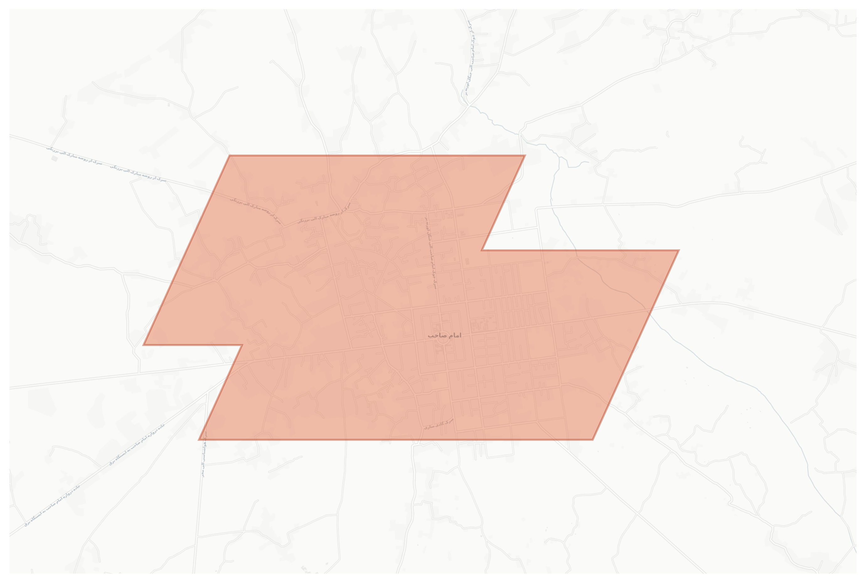 Imam Sahib geographic map