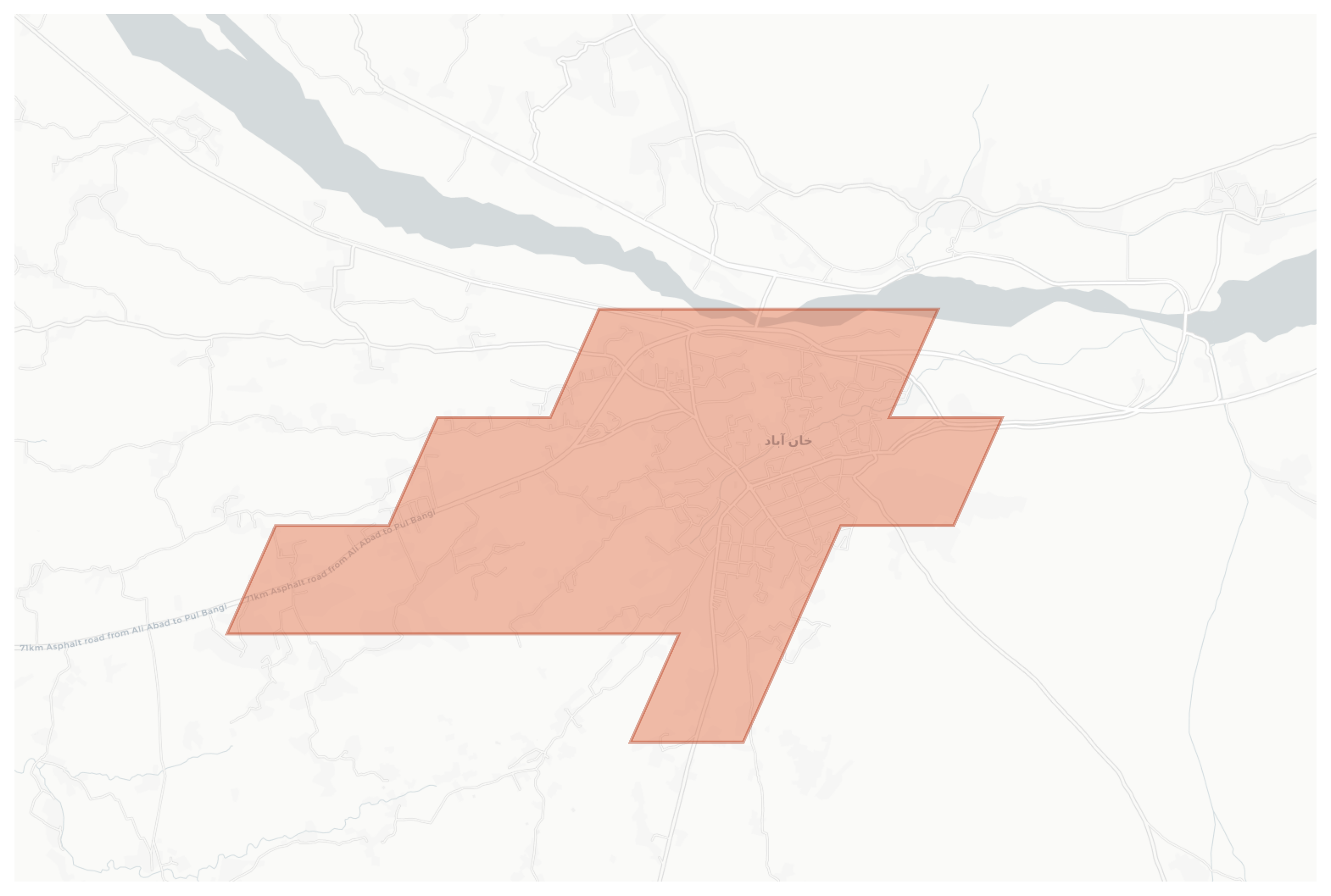 خان آباد geographic map