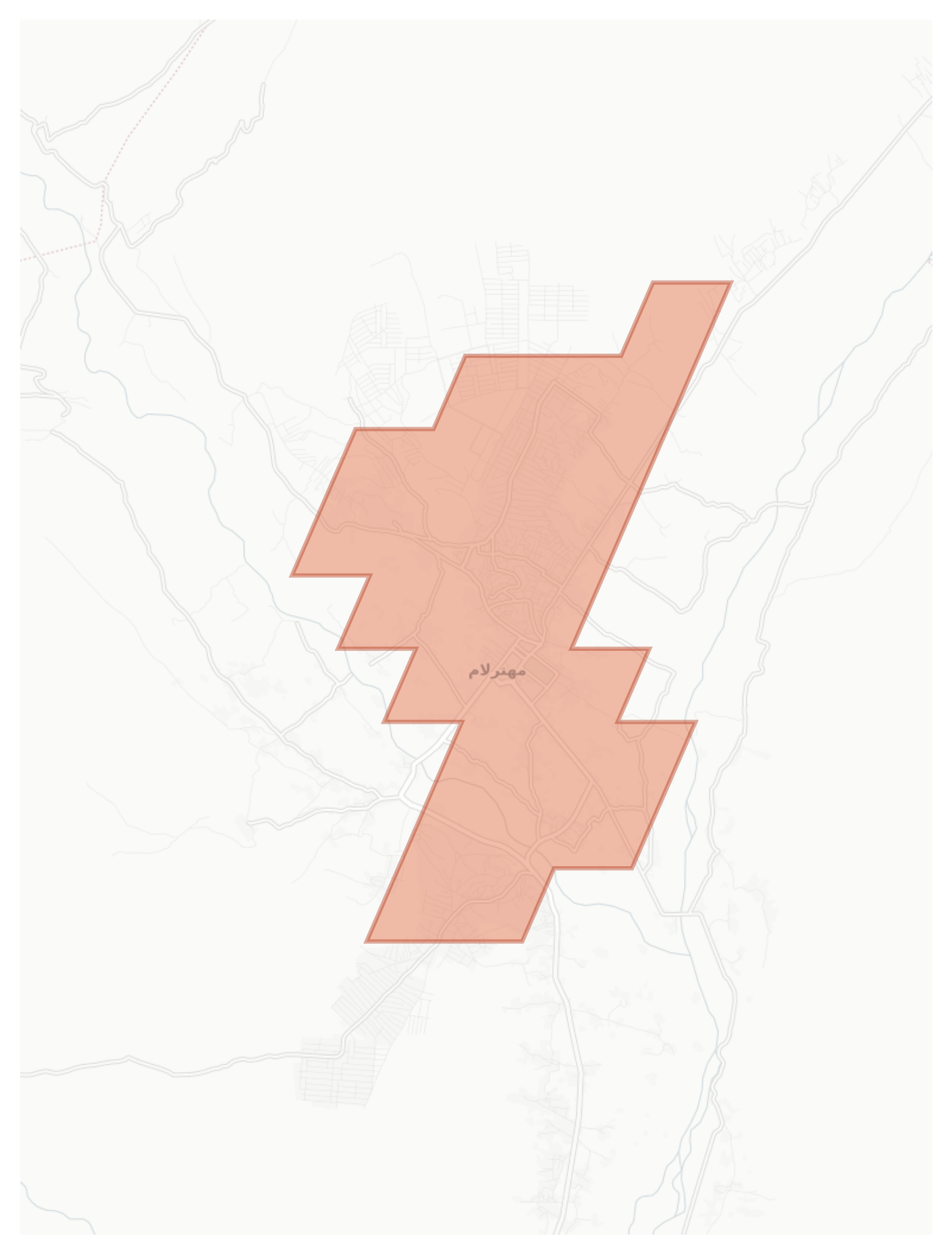 Mihtarlam geographic map