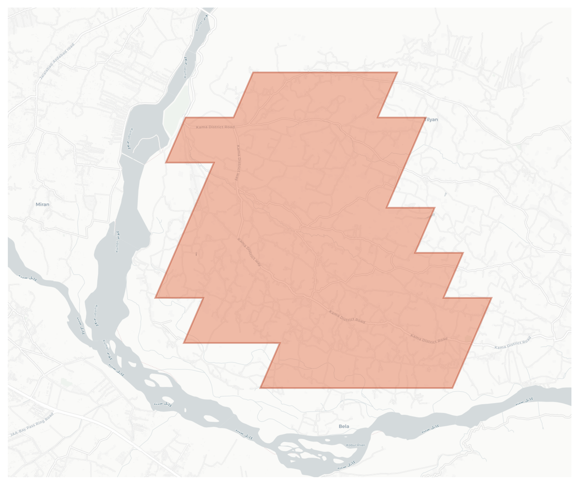 Khaki geographic map