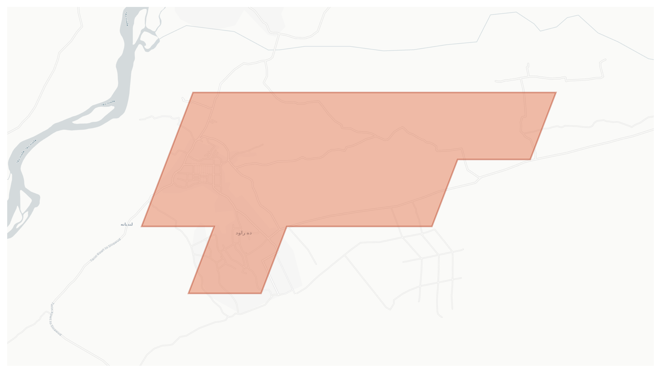 Deh Rawud geographic map