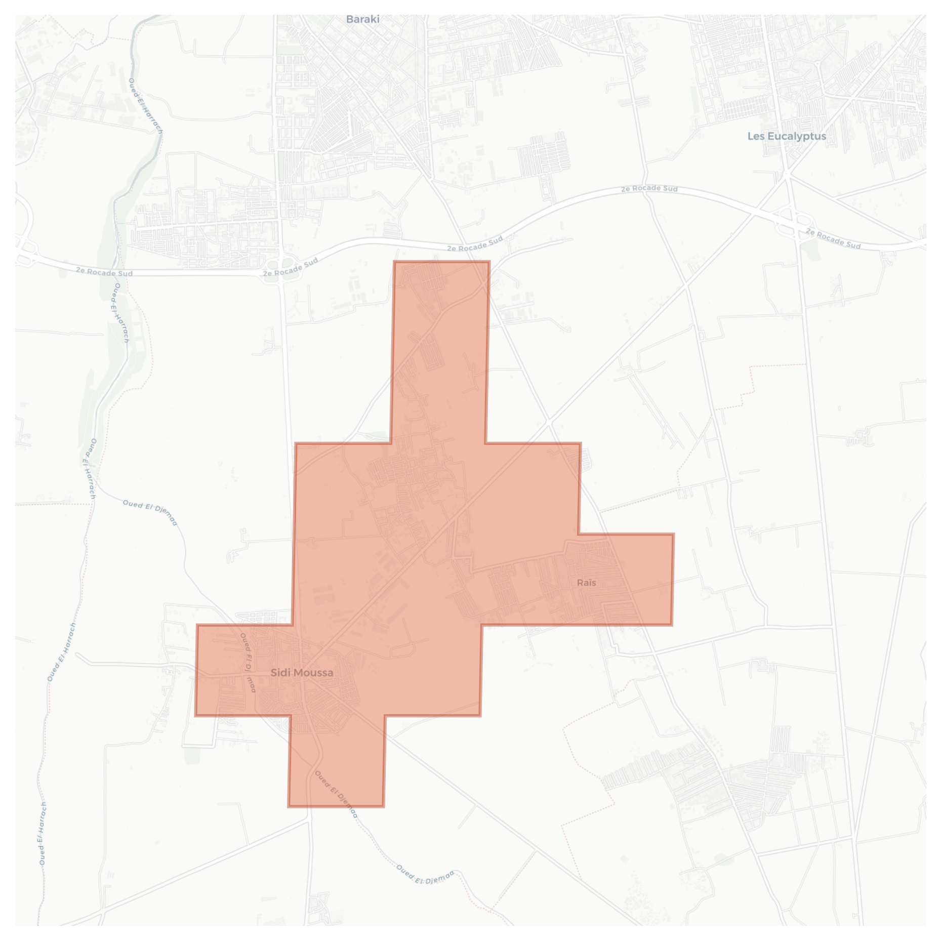 Sidi Moussa geographic map
