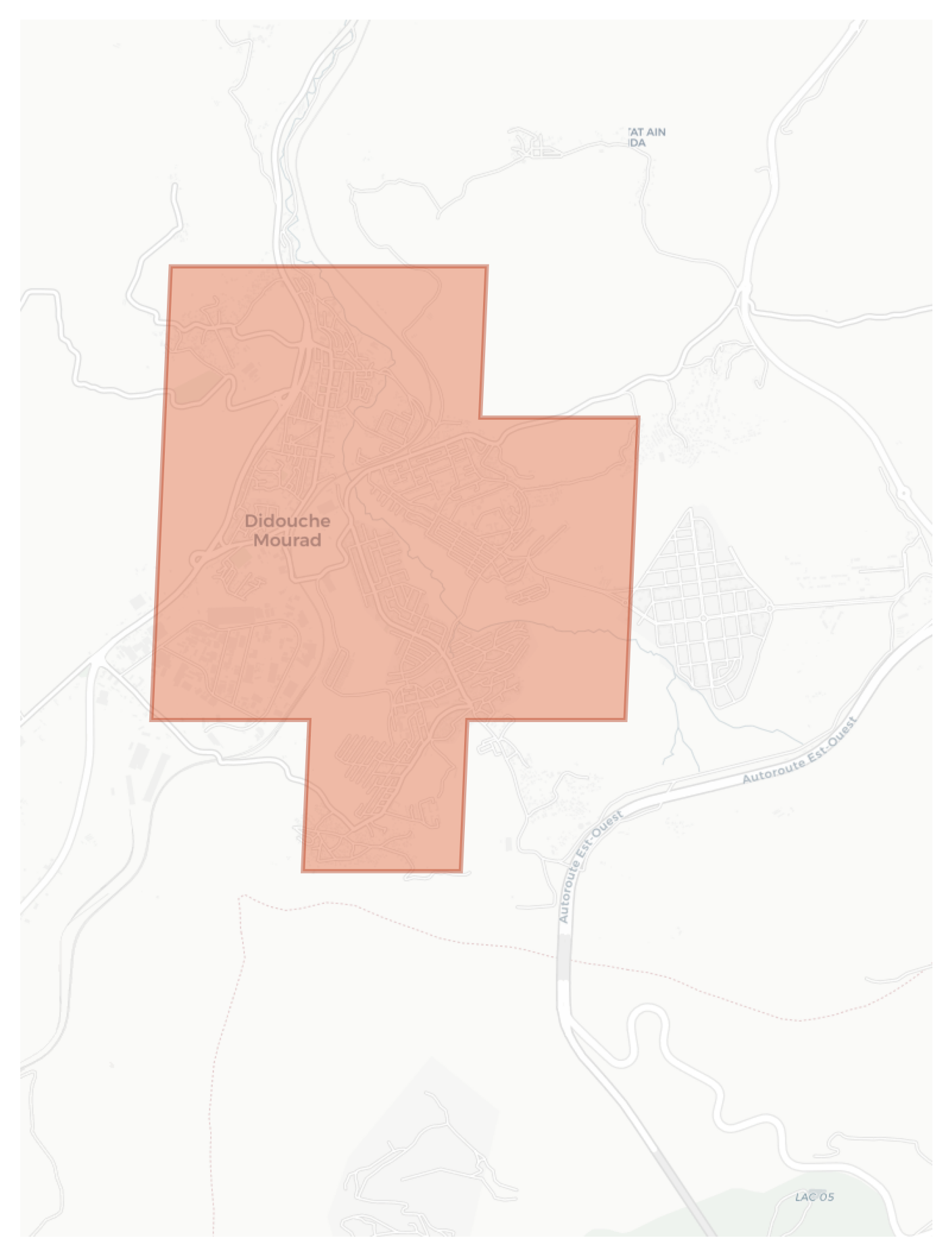 Didouche Mourad geographic map