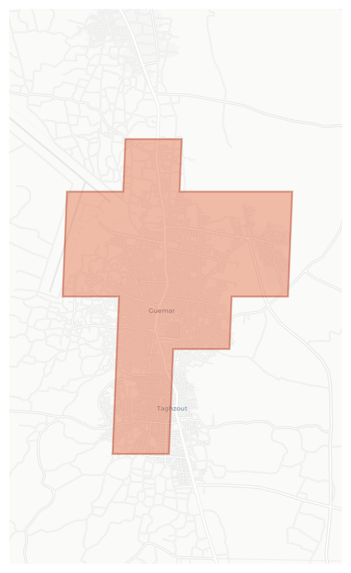 Guemar geographic map
