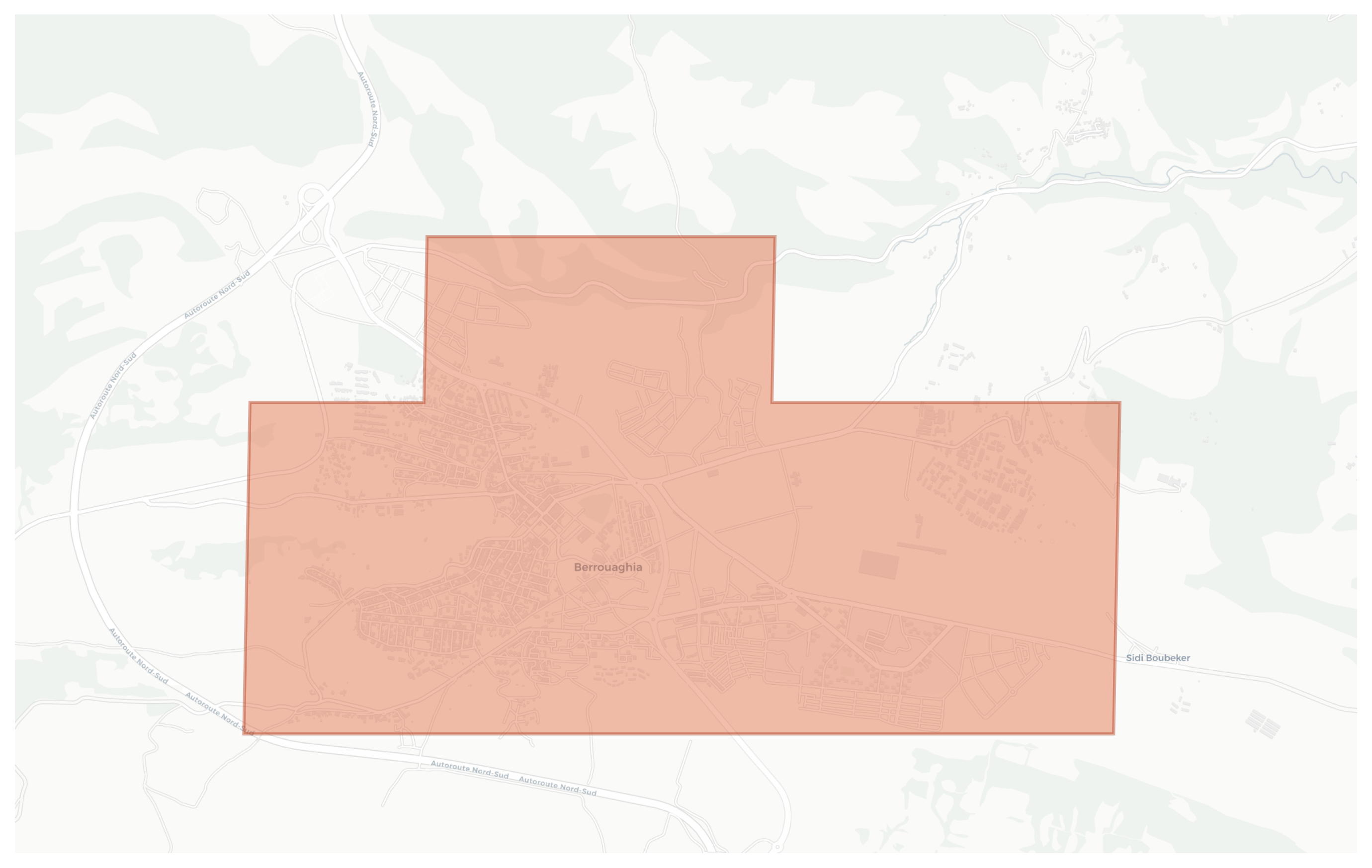 Berrouaghia geographic map