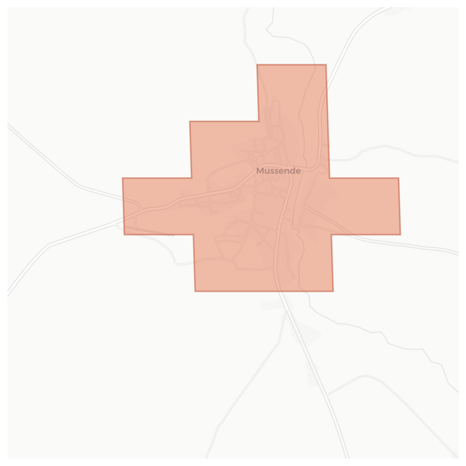 Mussende geographic map