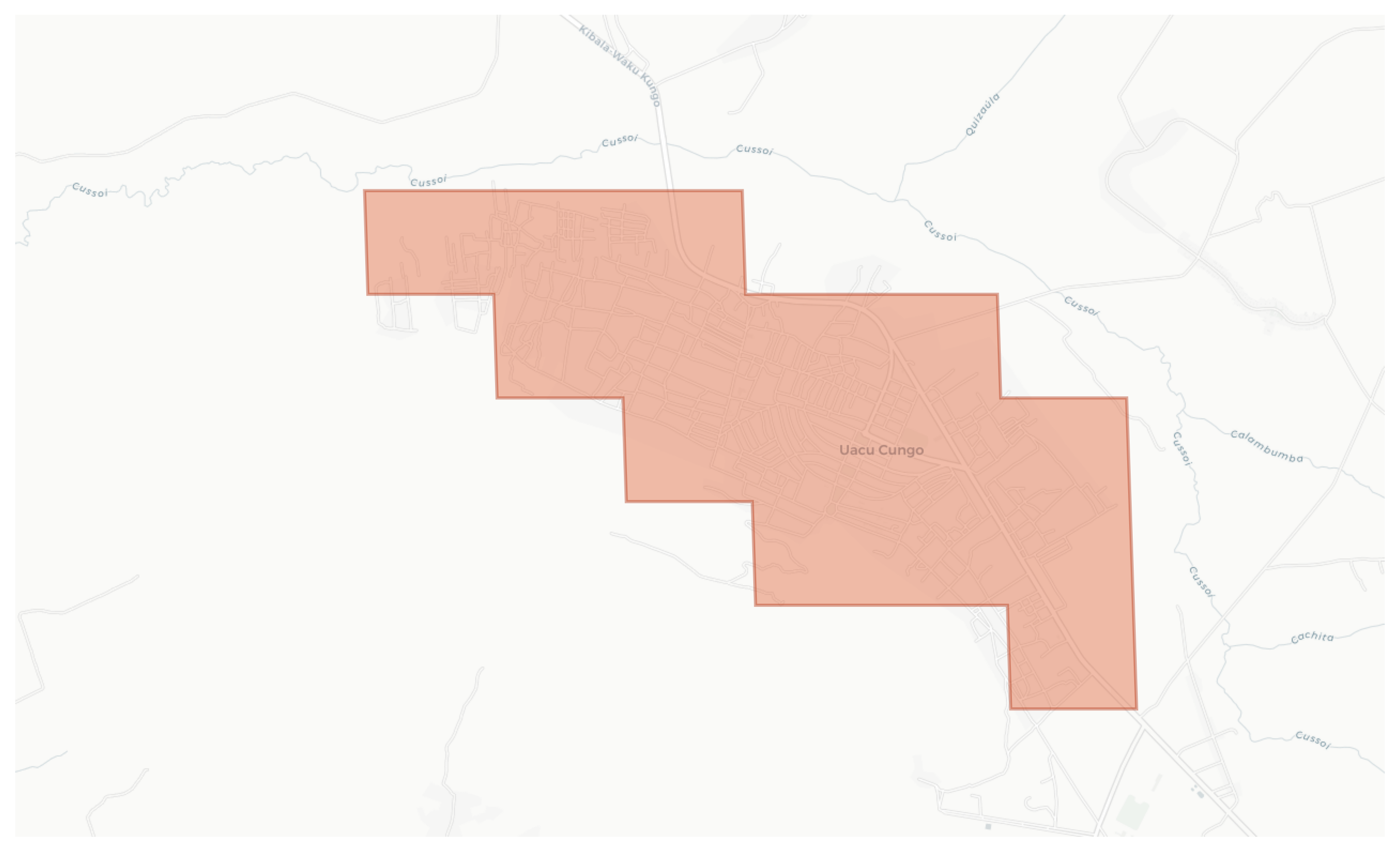 Waku Kungo geographic map