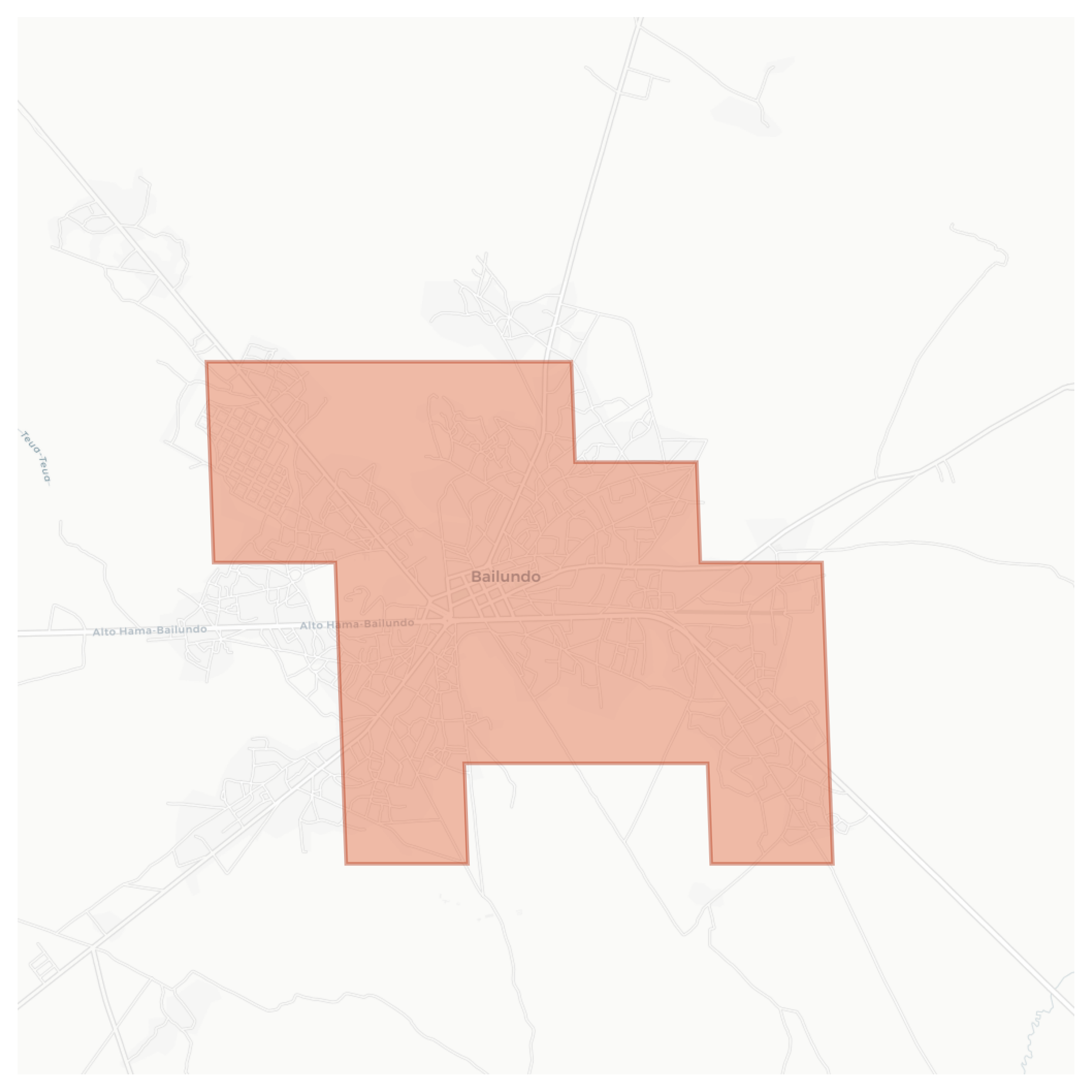 Bailundo geographic map