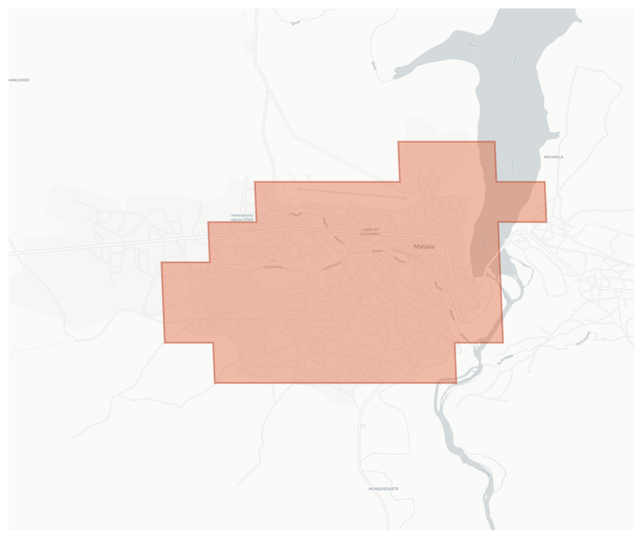 Matala geographic map