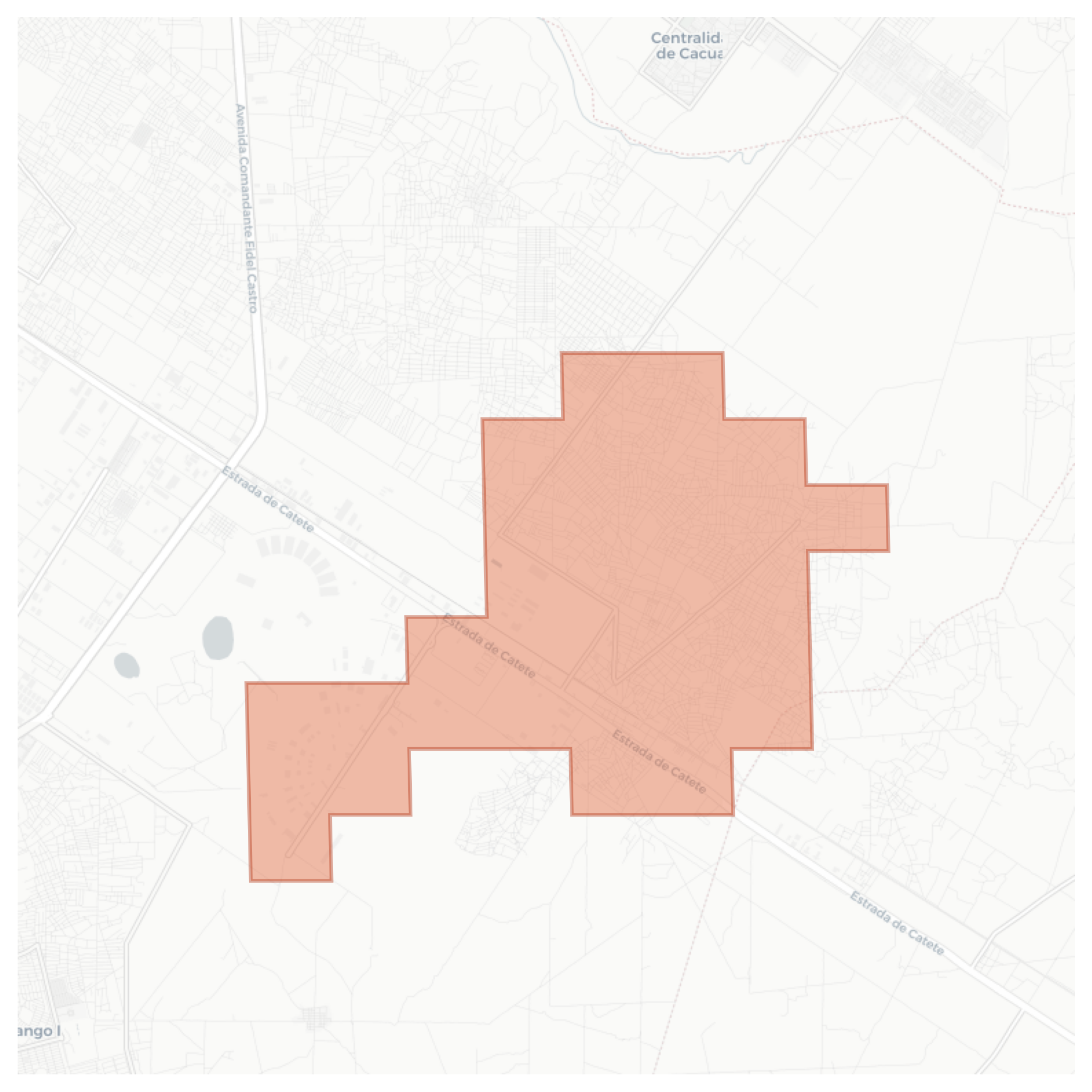 Baía geographic map