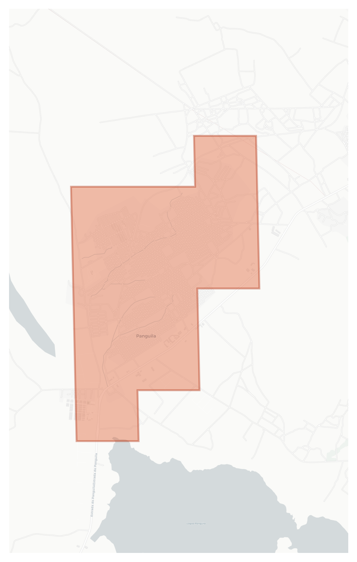 Panguila geographic map