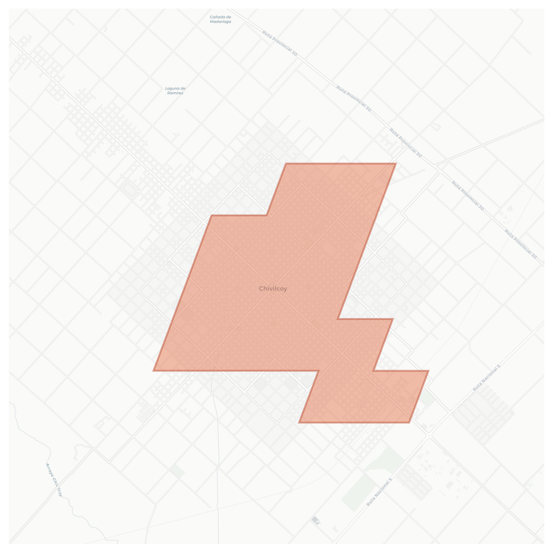 Chivilcoy geographic map