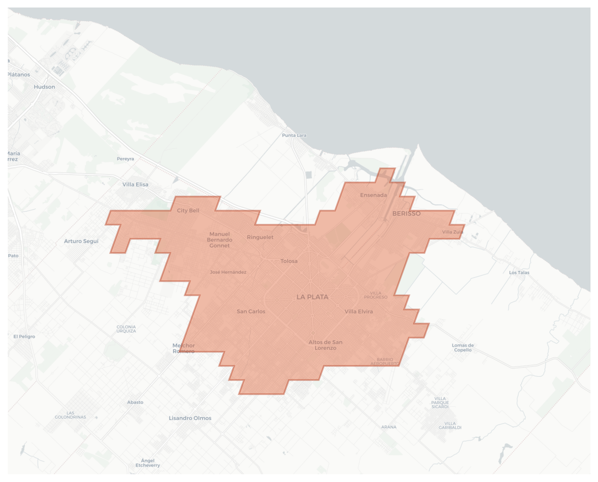 La Plata geographic map