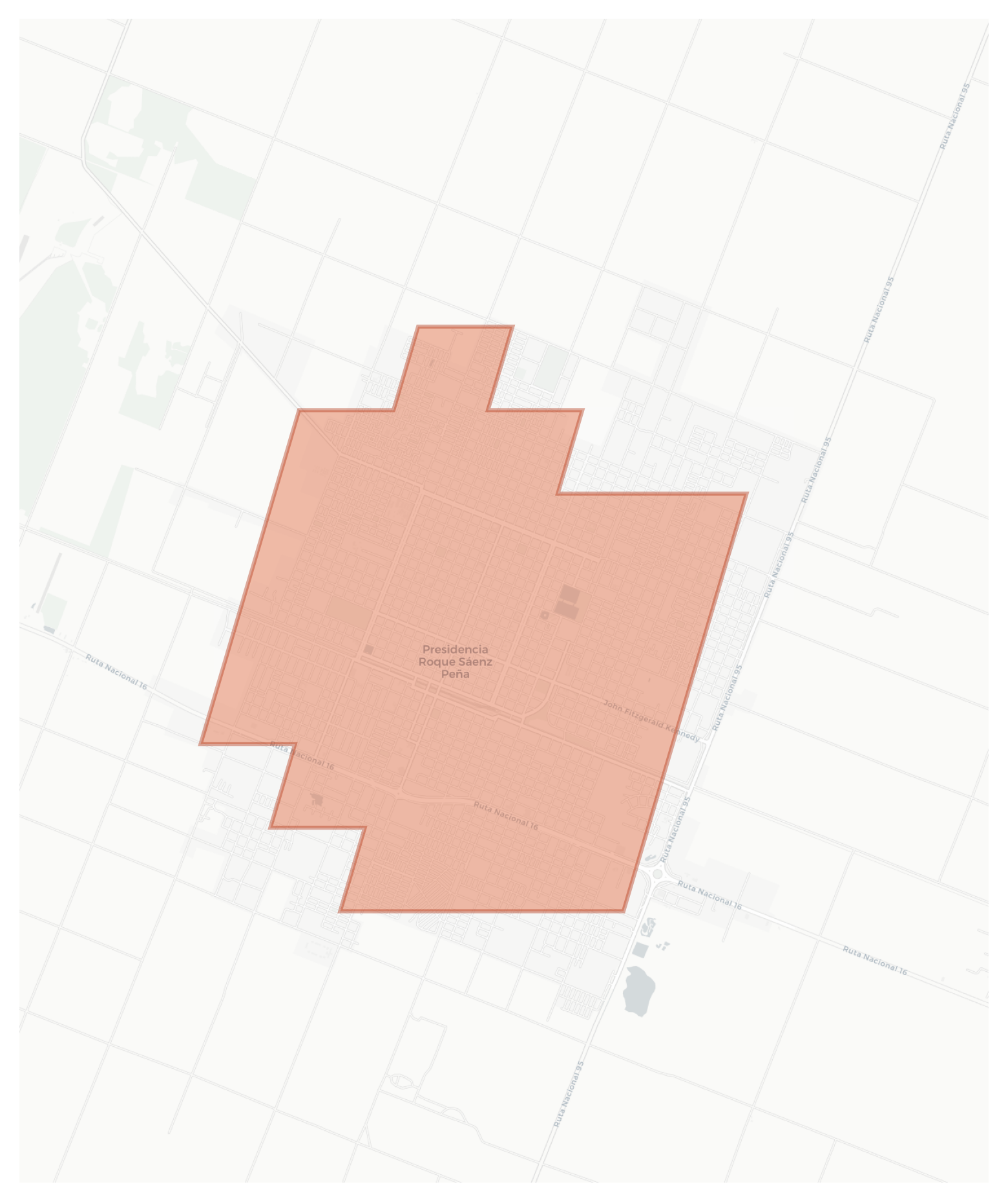 Presidencia Roque Sáenz Peña geographic map