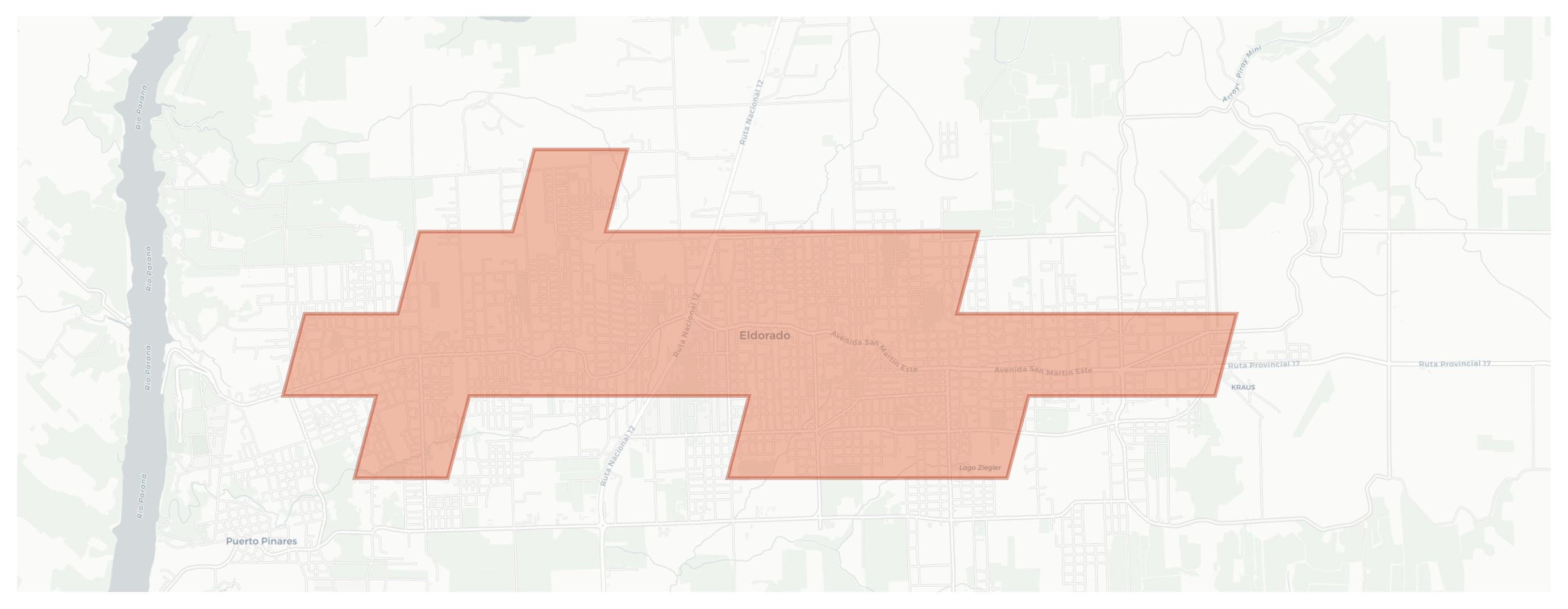Eldorado geographic map