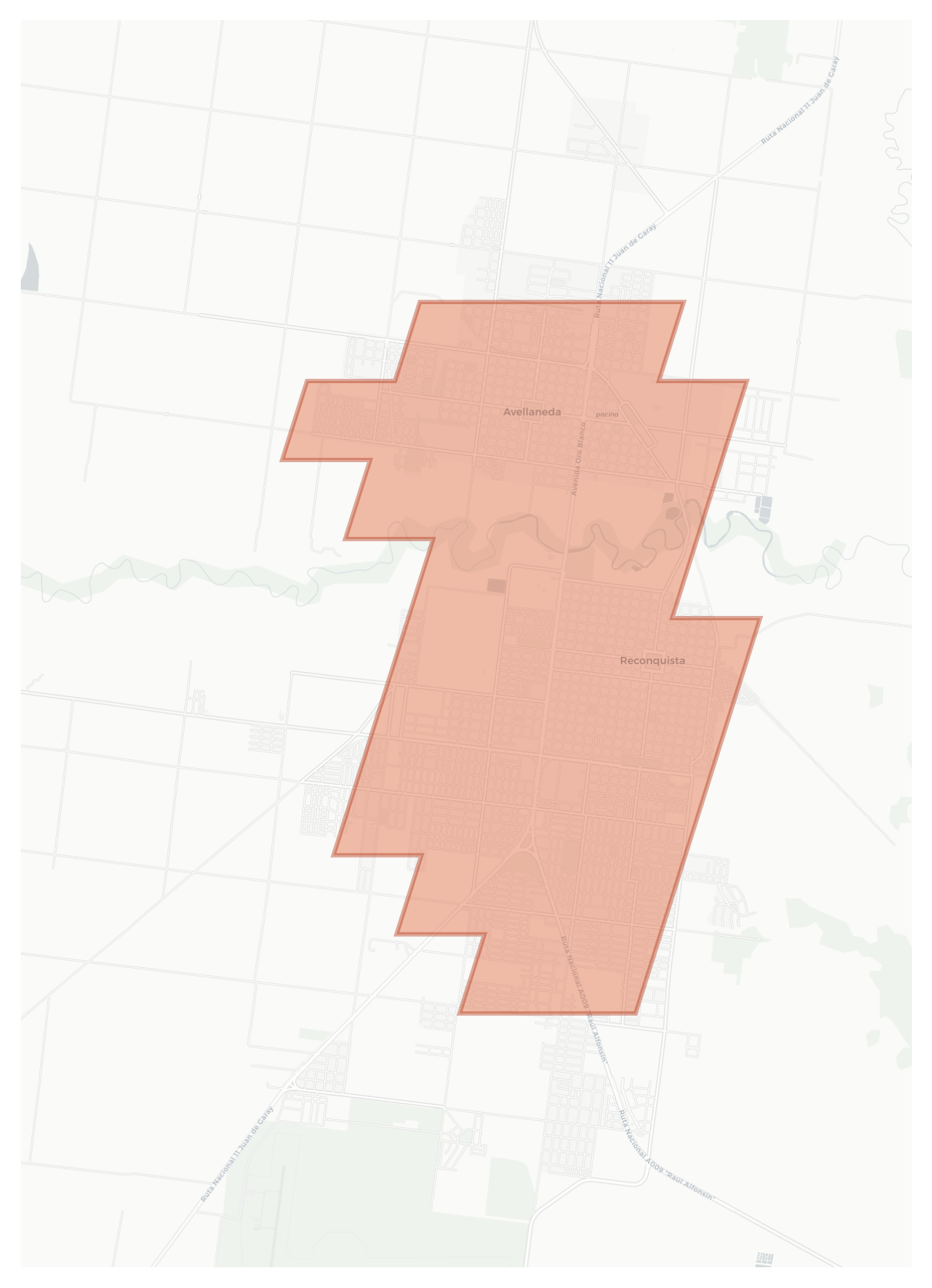 Reconquista geographic map