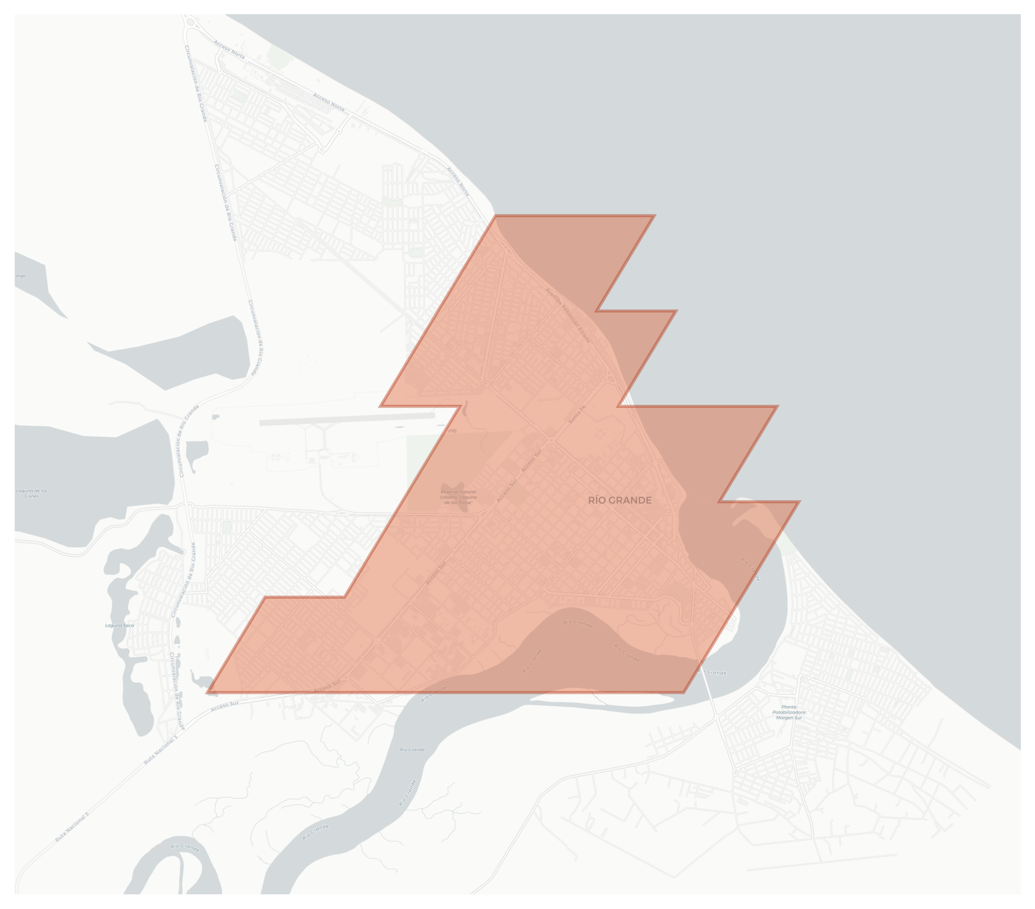Rio Grande geographic map