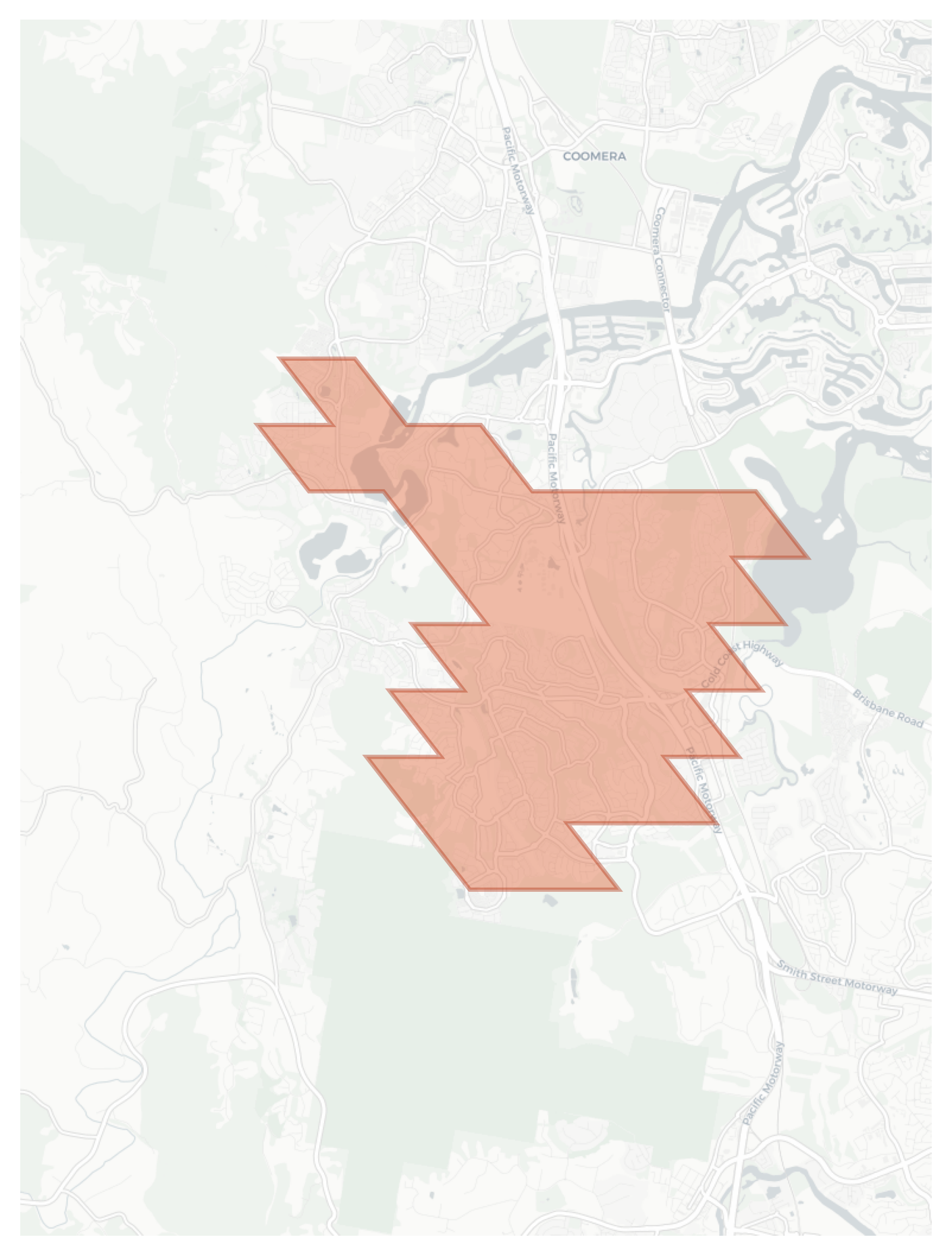 Helensvale geographic map