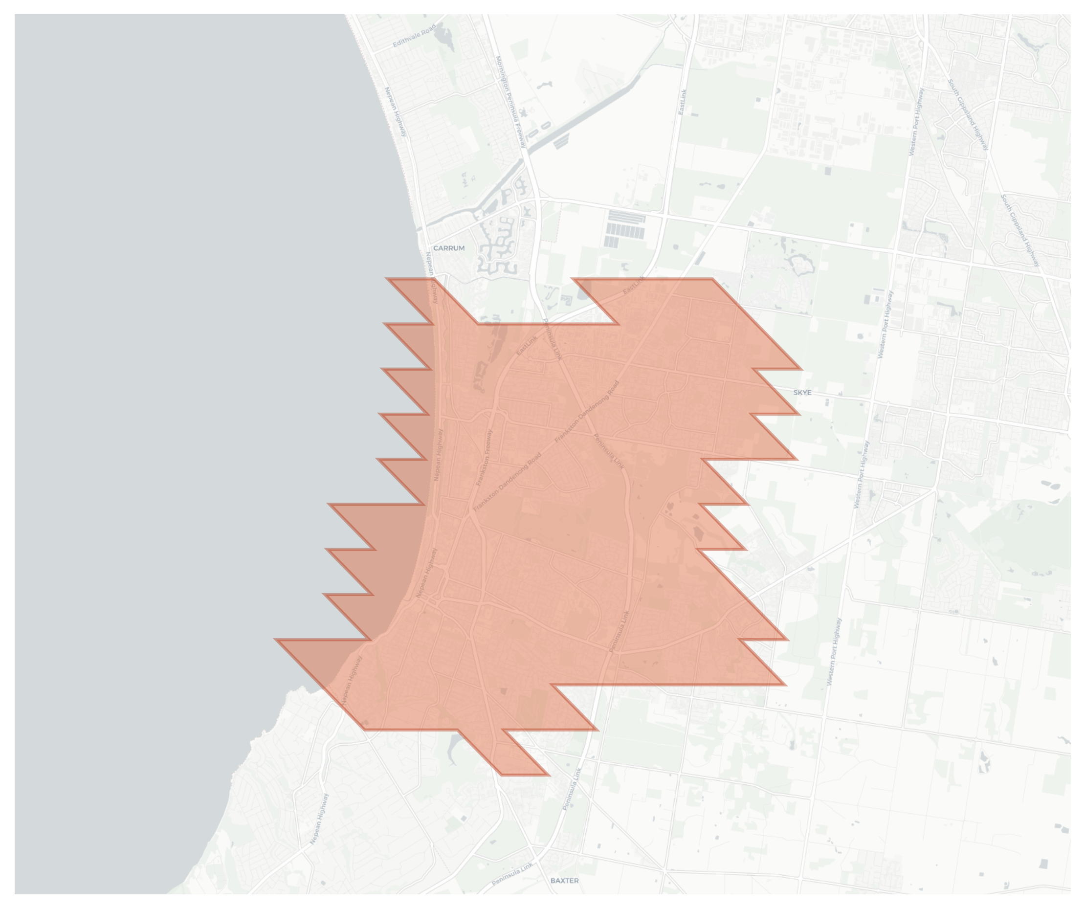 Langwarrin geographic map