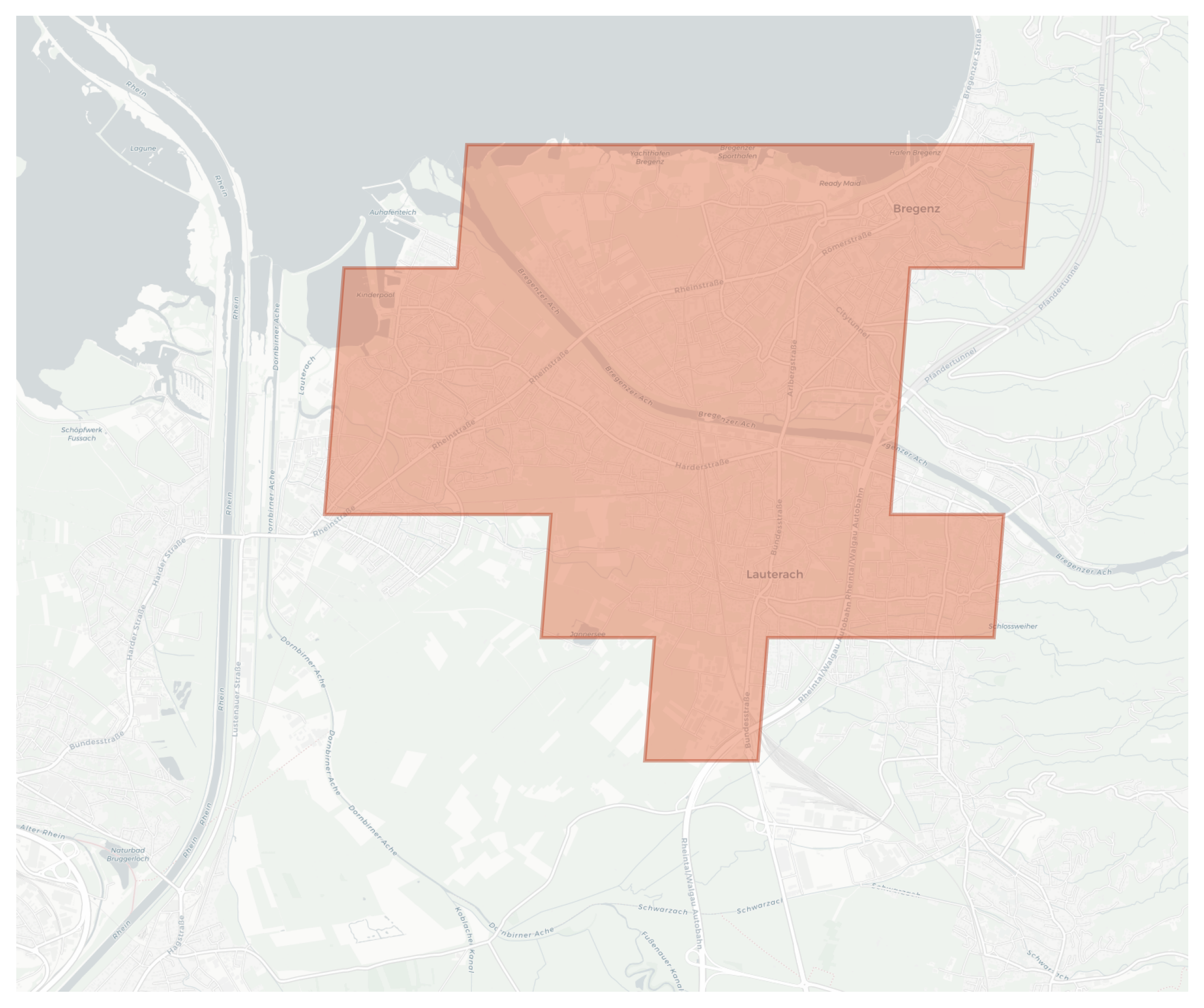 Bregenz geographic map