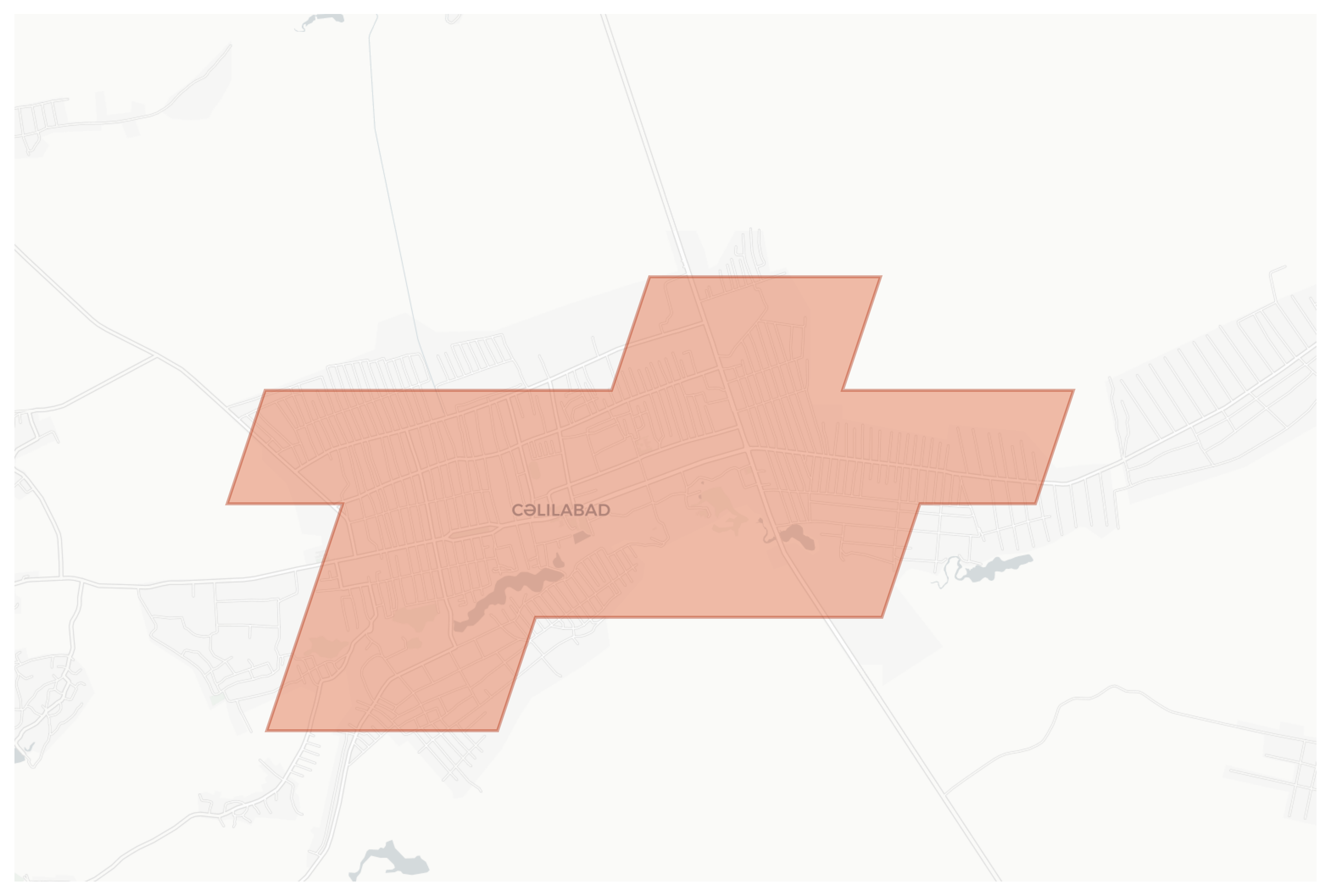 Cəlilabad geographic map