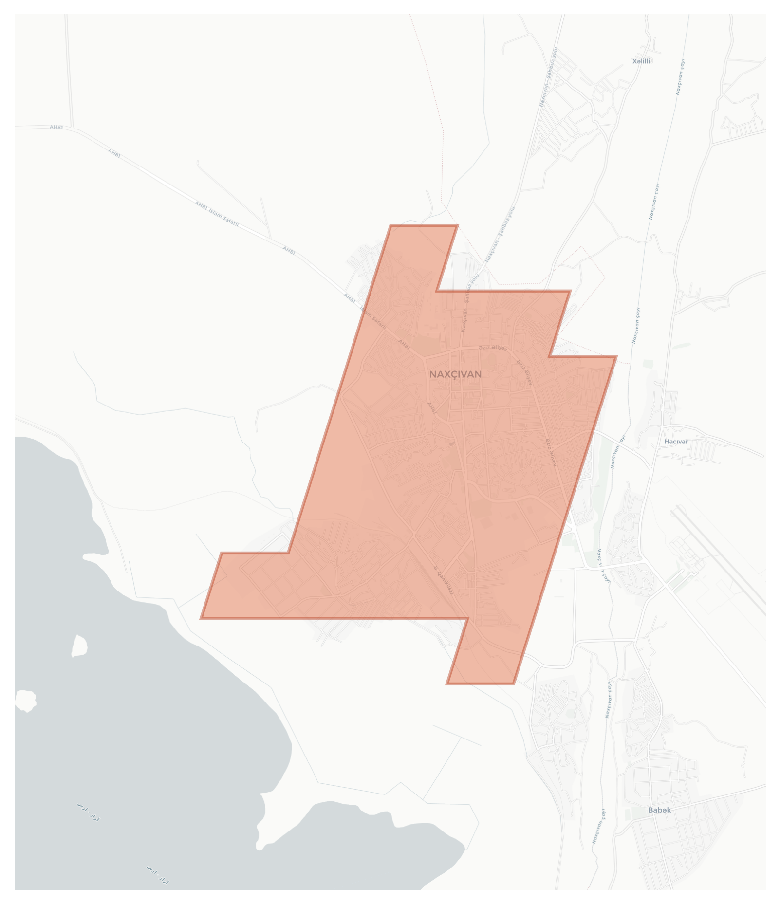 Nakhchivan geographic map
