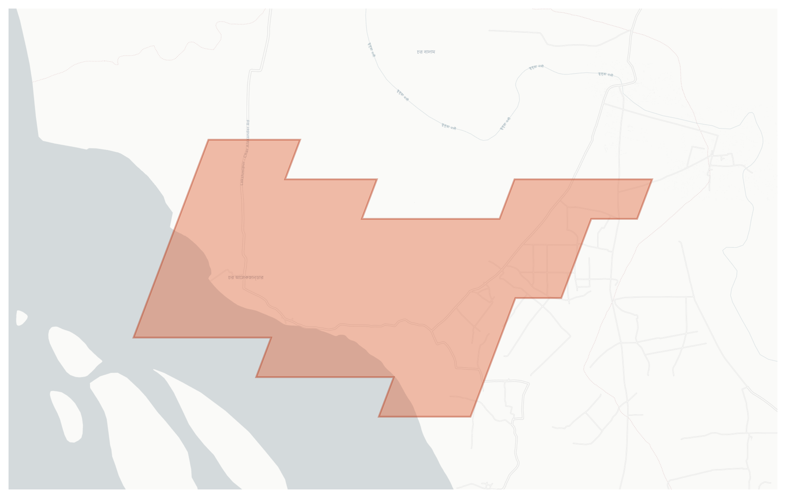 Char Alexander geographic map