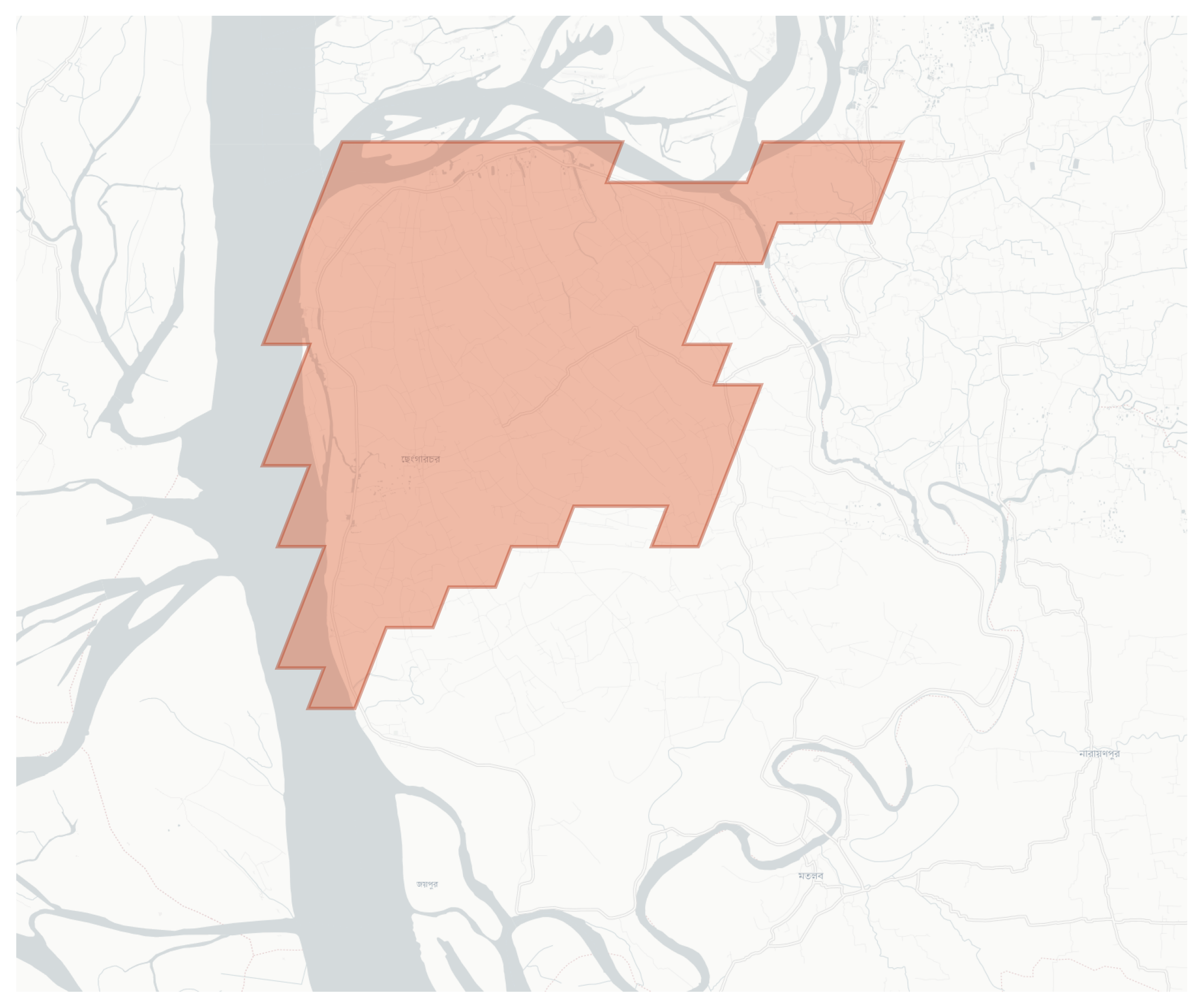 Chengarchar geographic map