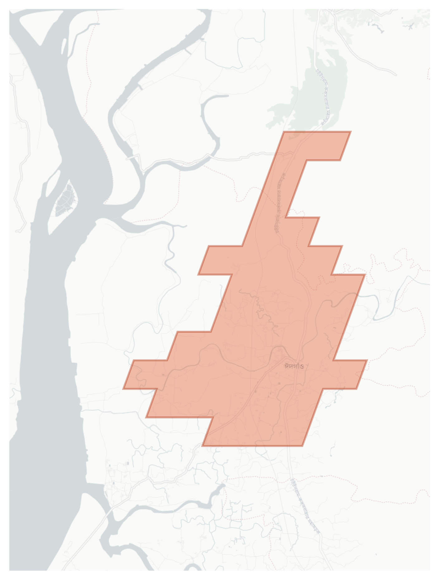 Eidgaon geographic map