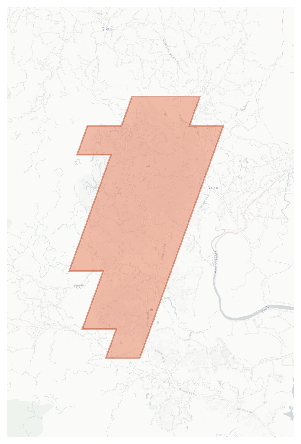 Hakimpara geographic map
