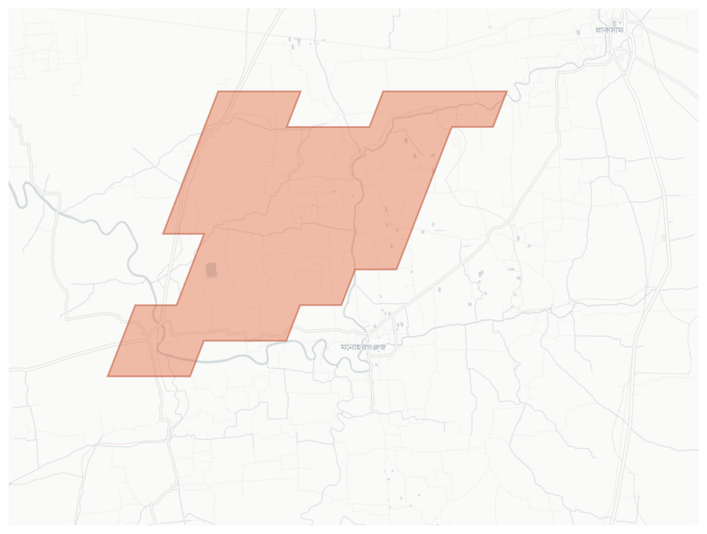 Haria Hossainpur geographic map