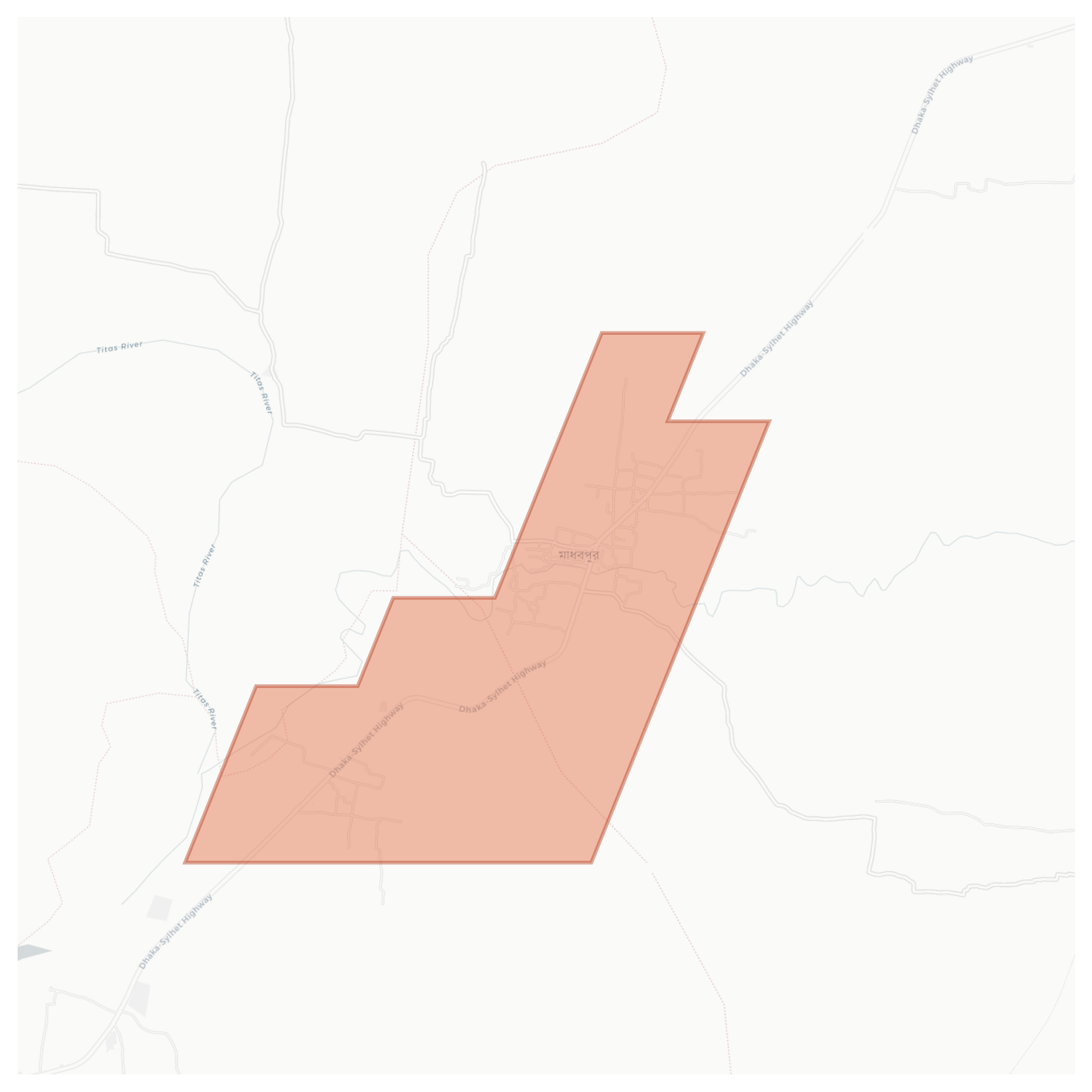 Madhabpur geographic map