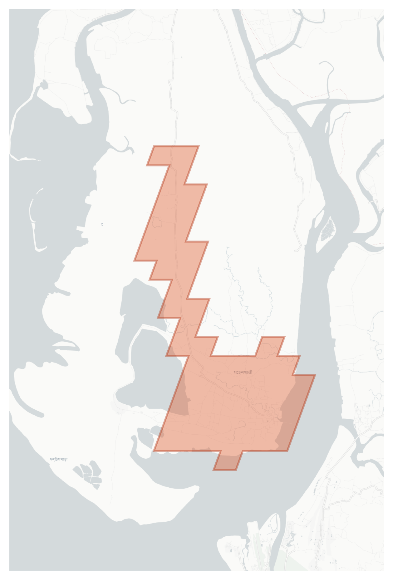 Moheshkhali geographic map