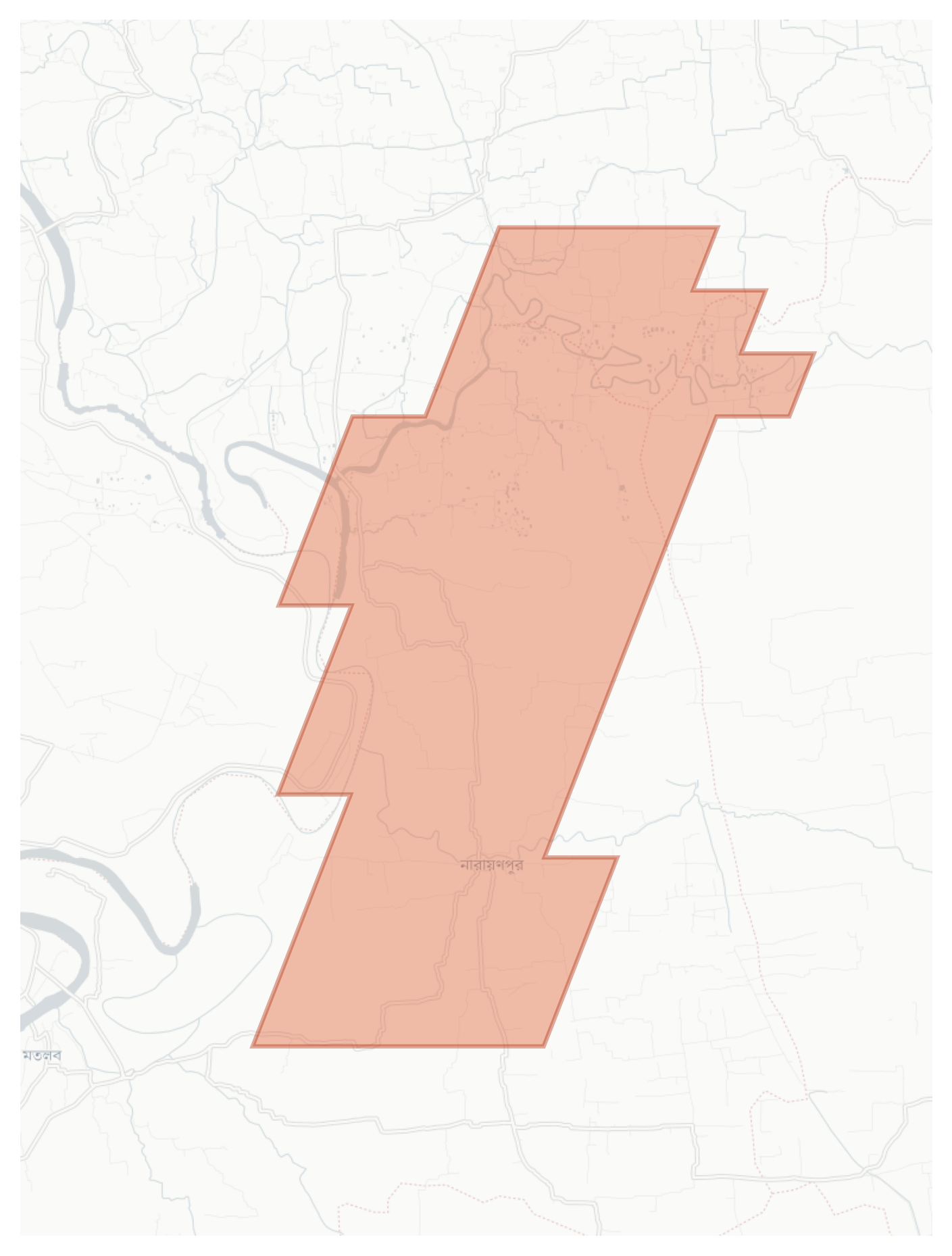 Narayanpur geographic map