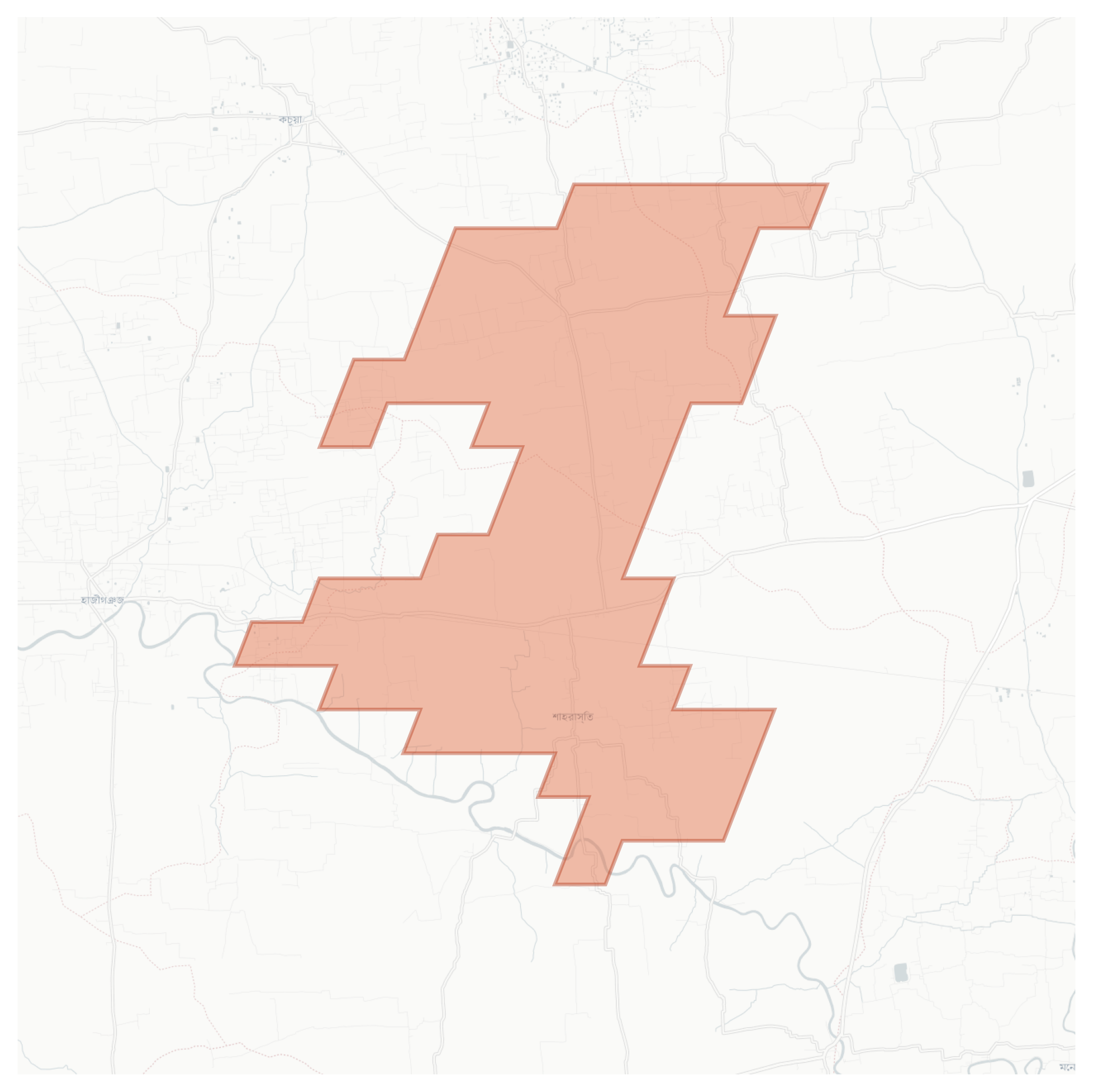 Shahrasti geographic map