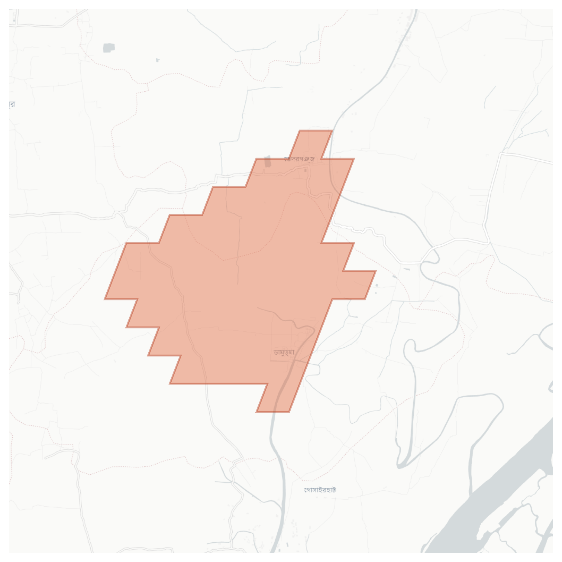 Bhedarganj geographic map