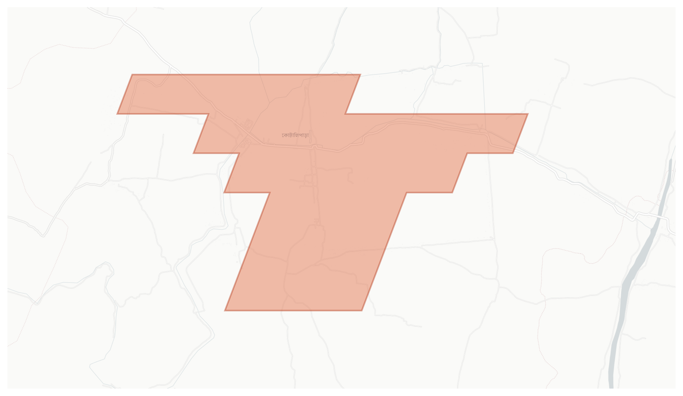 Kotalipara geographic map