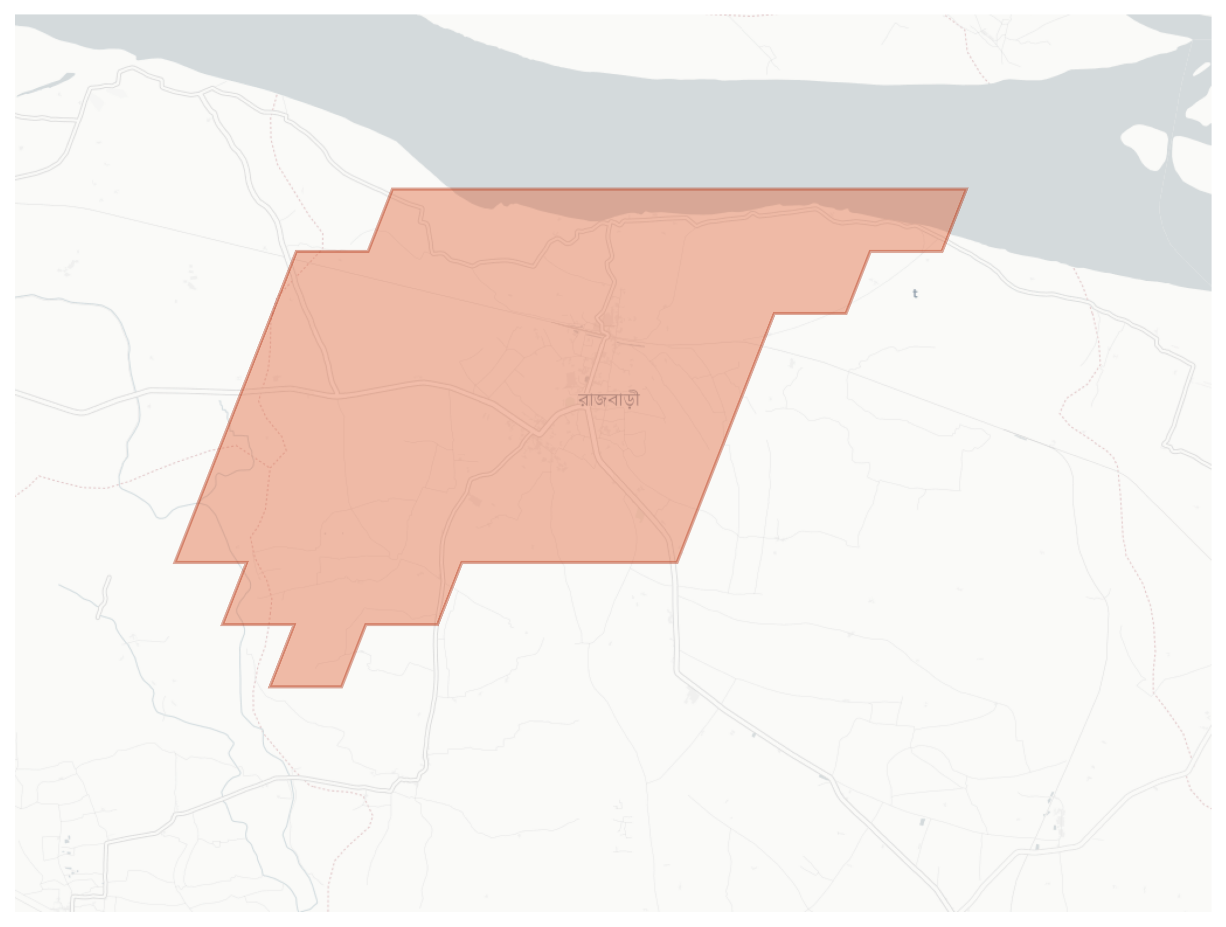 Rajbari geographic map