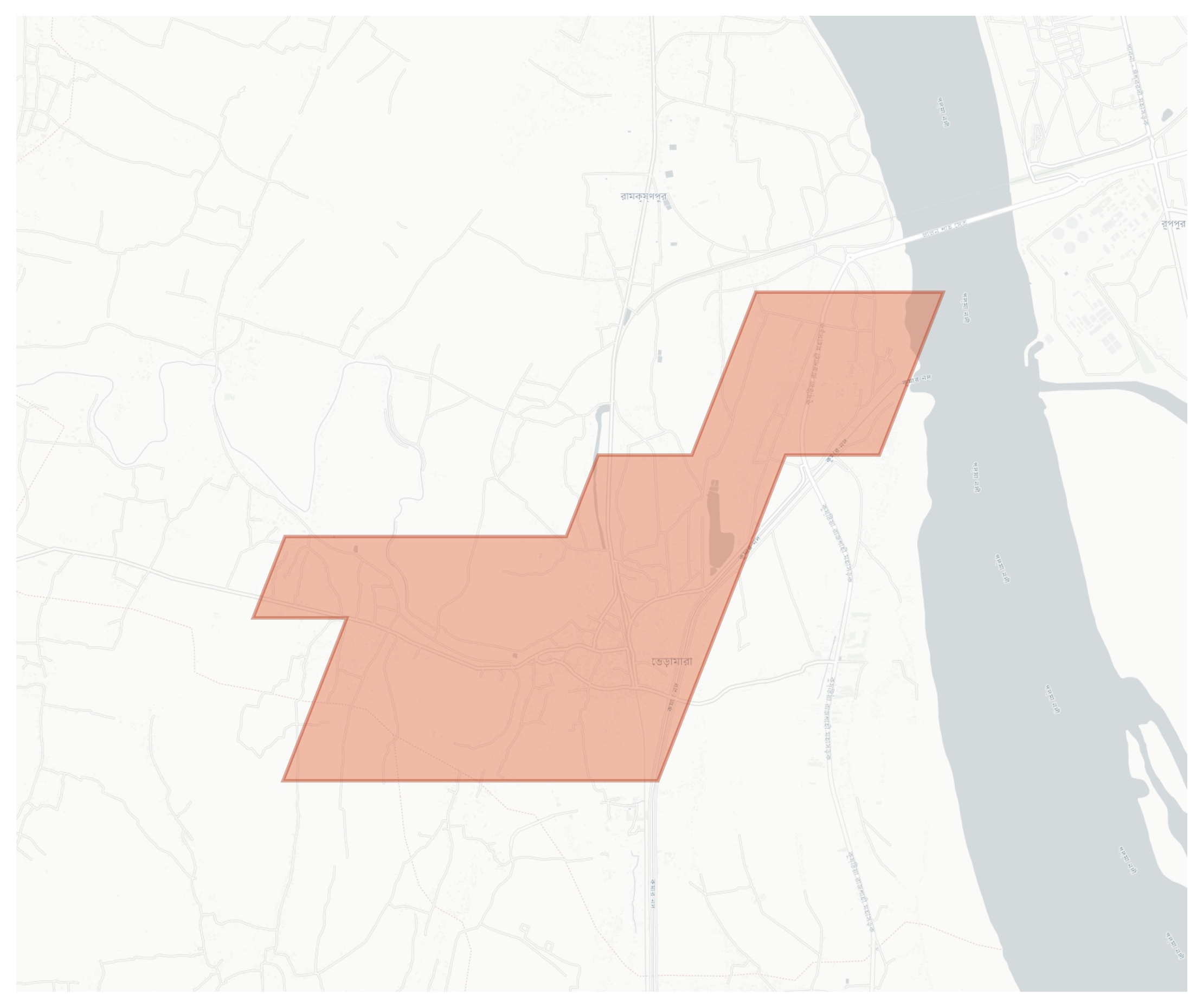 Bheramara geographic map