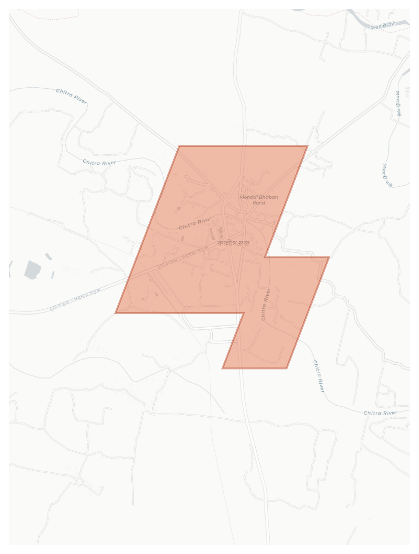 Kaliganj geographic map