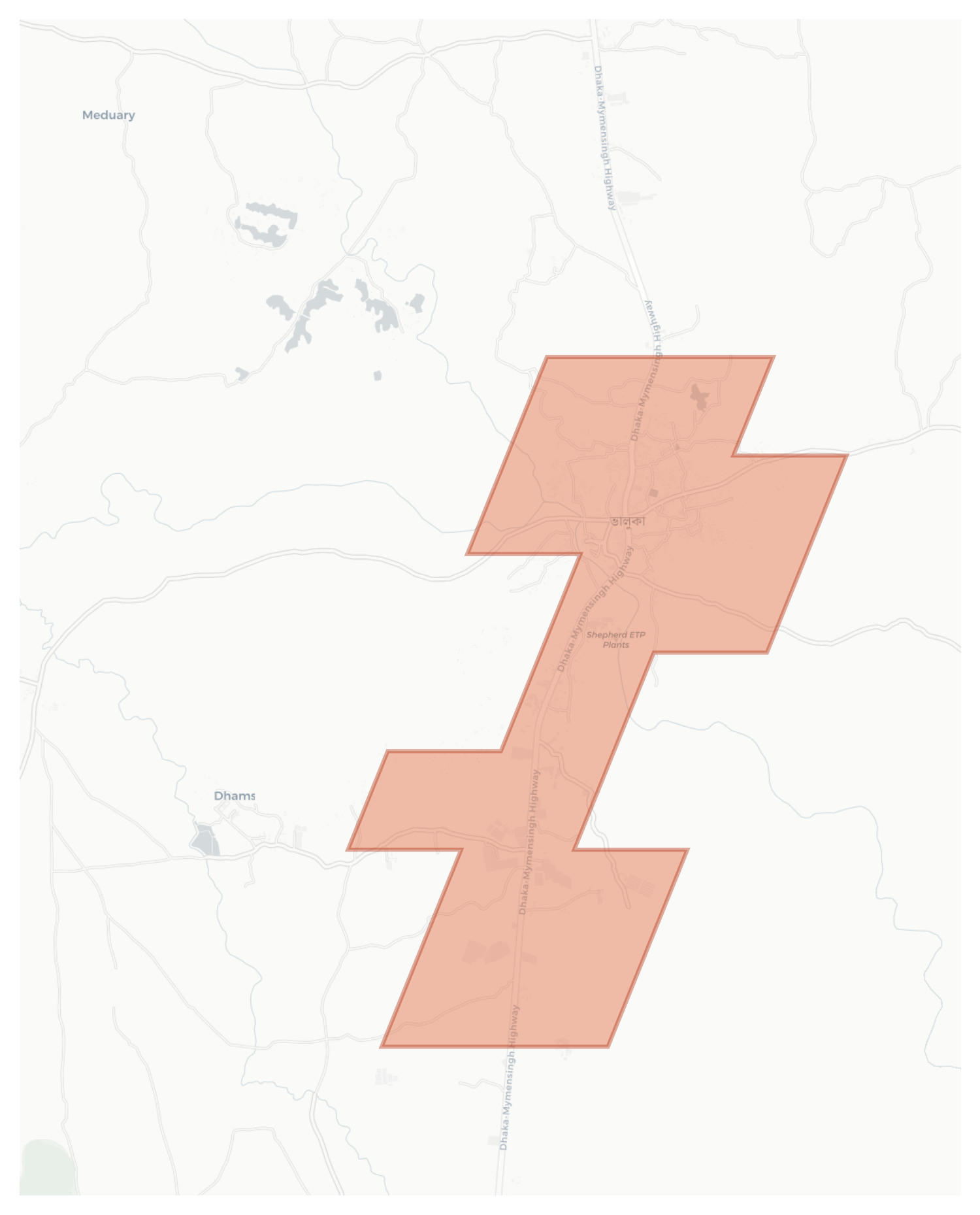 Bhaluka geographic map