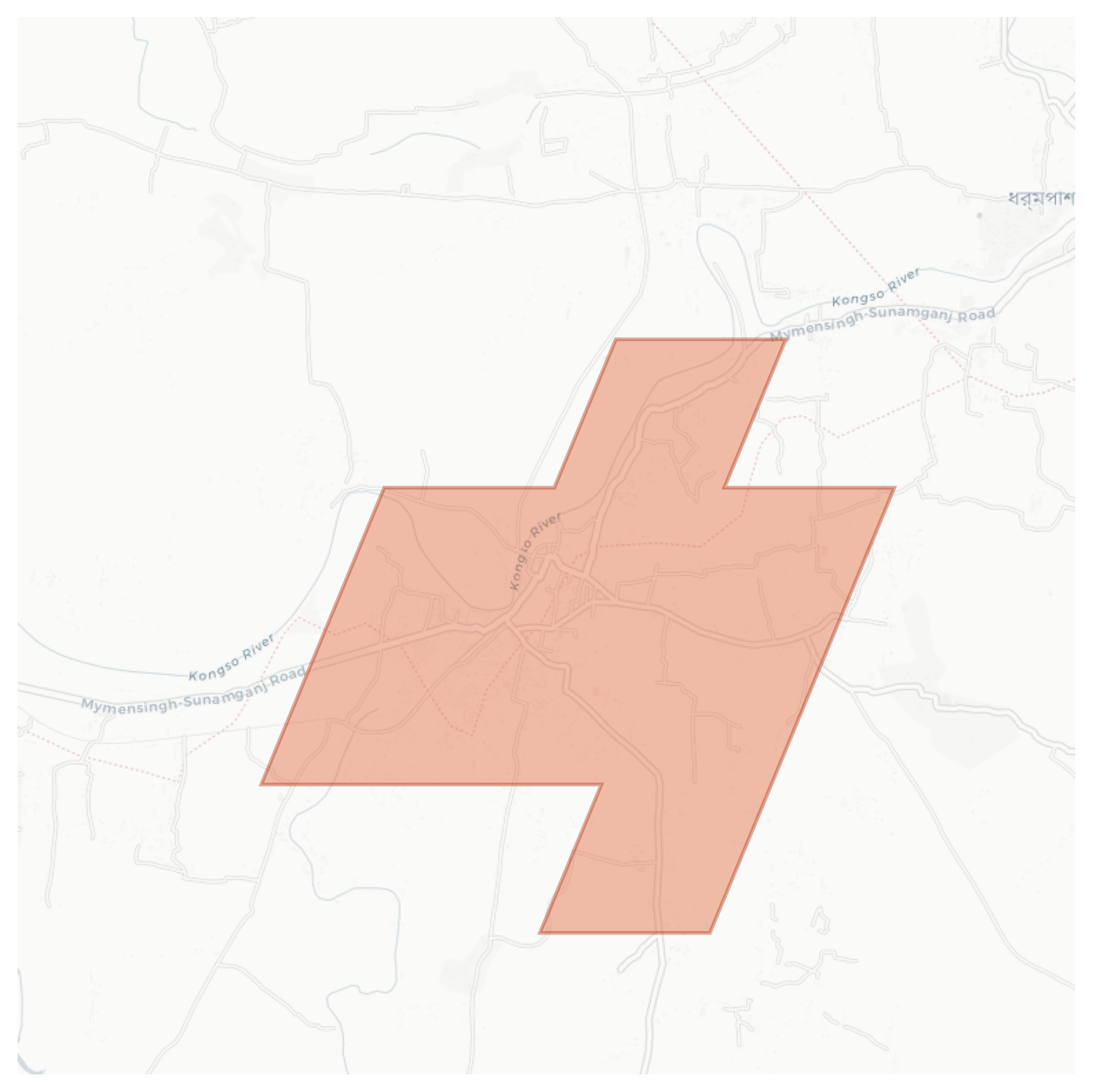 Mohanganj geographic map